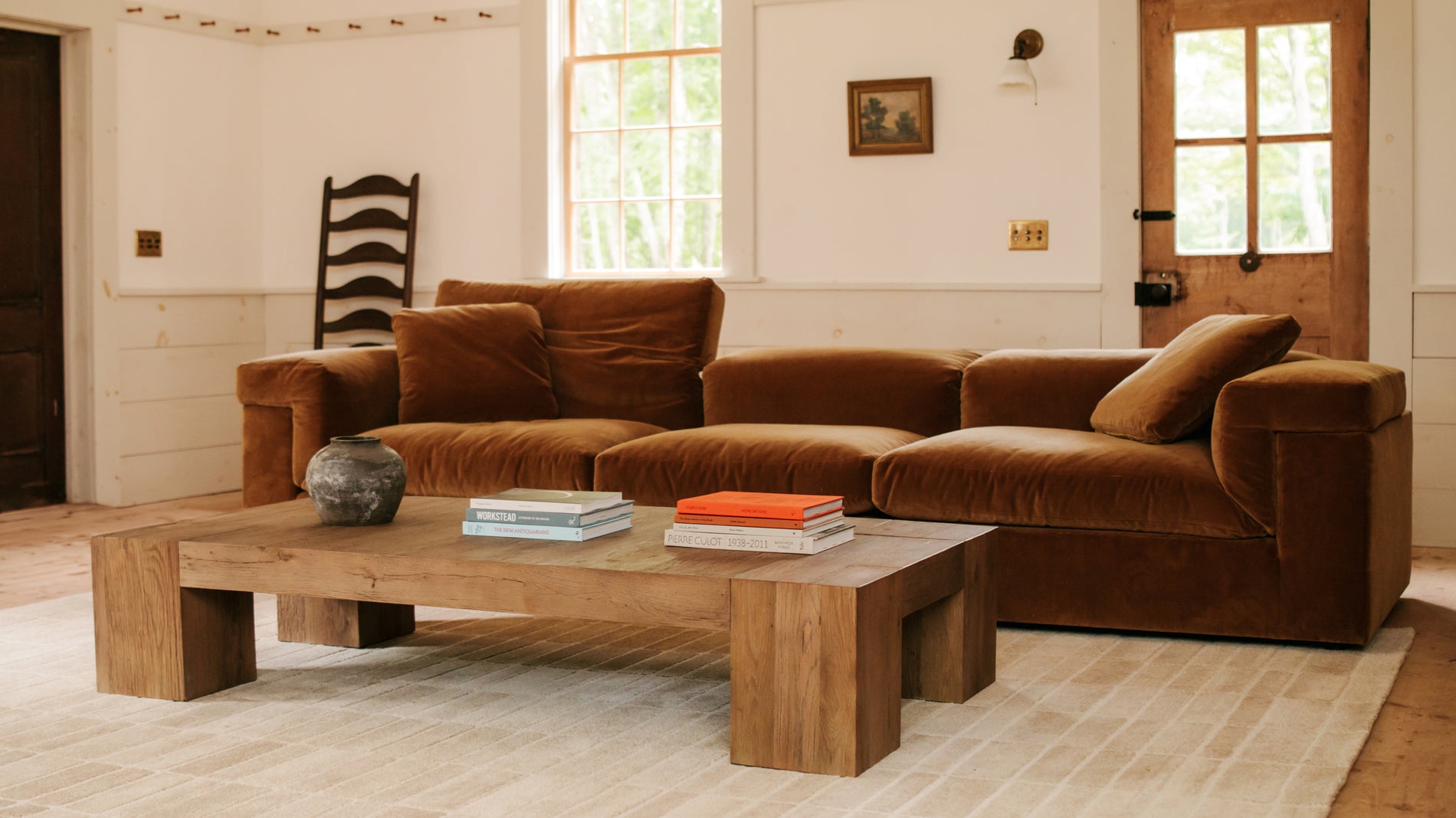 Arcade Coffee Table, Large, Rustic Oak_image