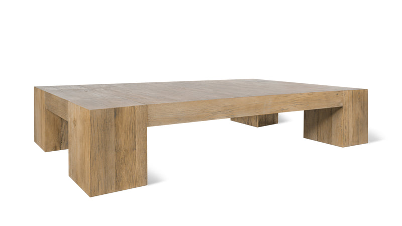 Arcade Coffee Table, Large, Rustic Oak