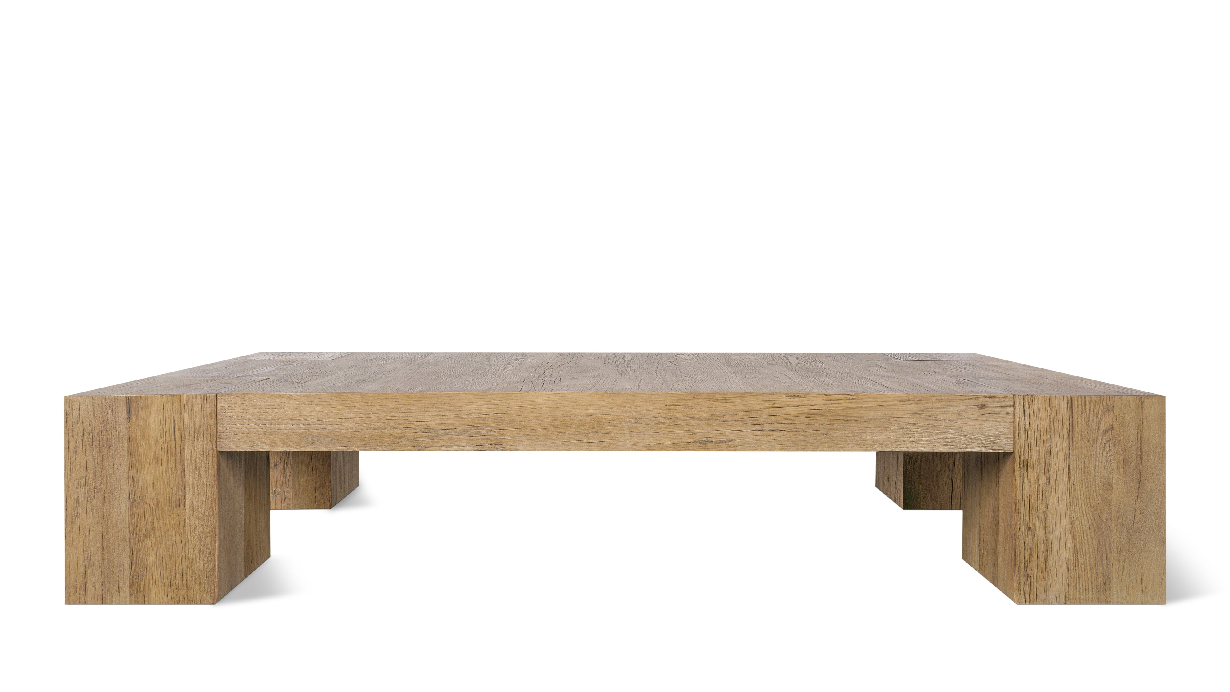 Arcade Coffee Table, Large, Rustic Oak