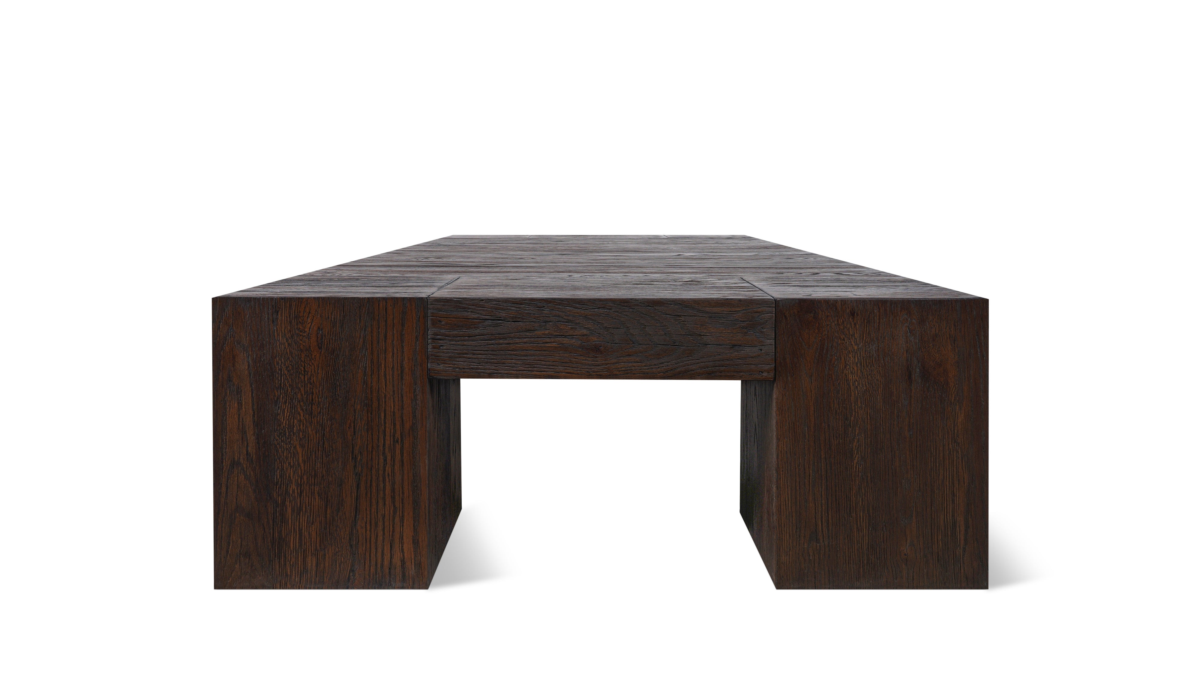 Arcade Coffee Table, Large, Brown Oak