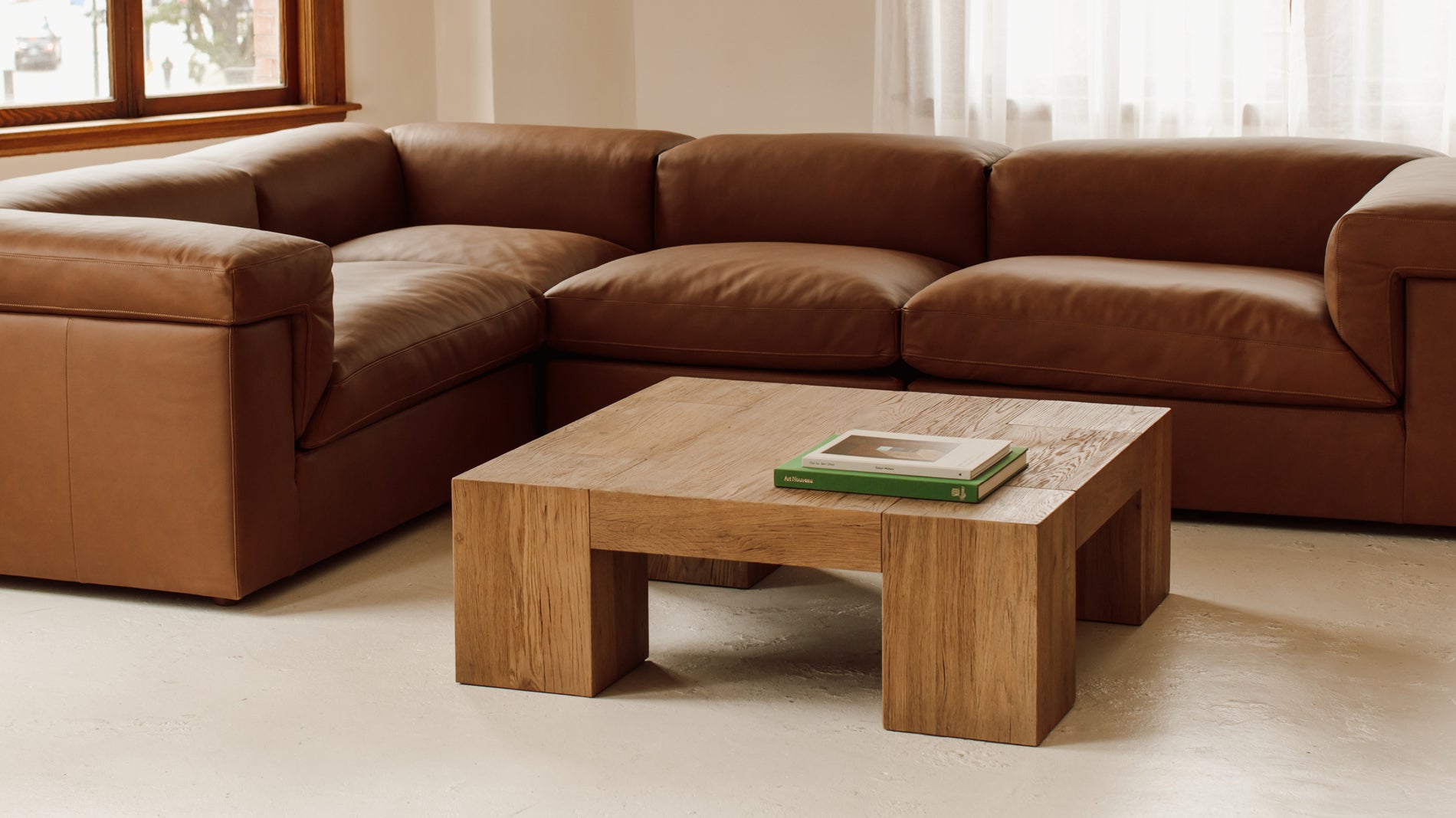 Arcade Coffee Table, Regular, Rustic Oak_image