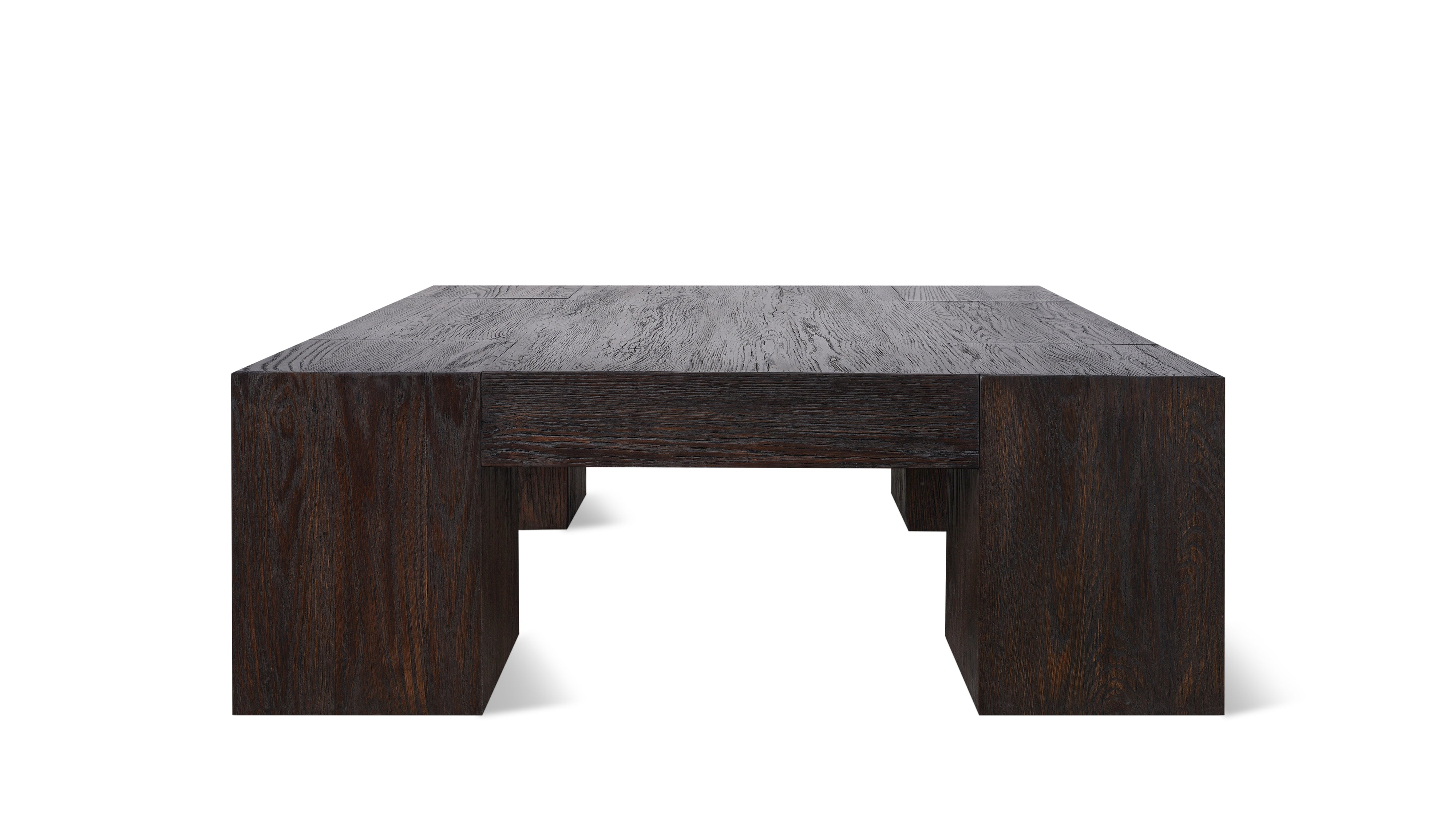 Arcade Coffee Table, Regular, Brown Oak