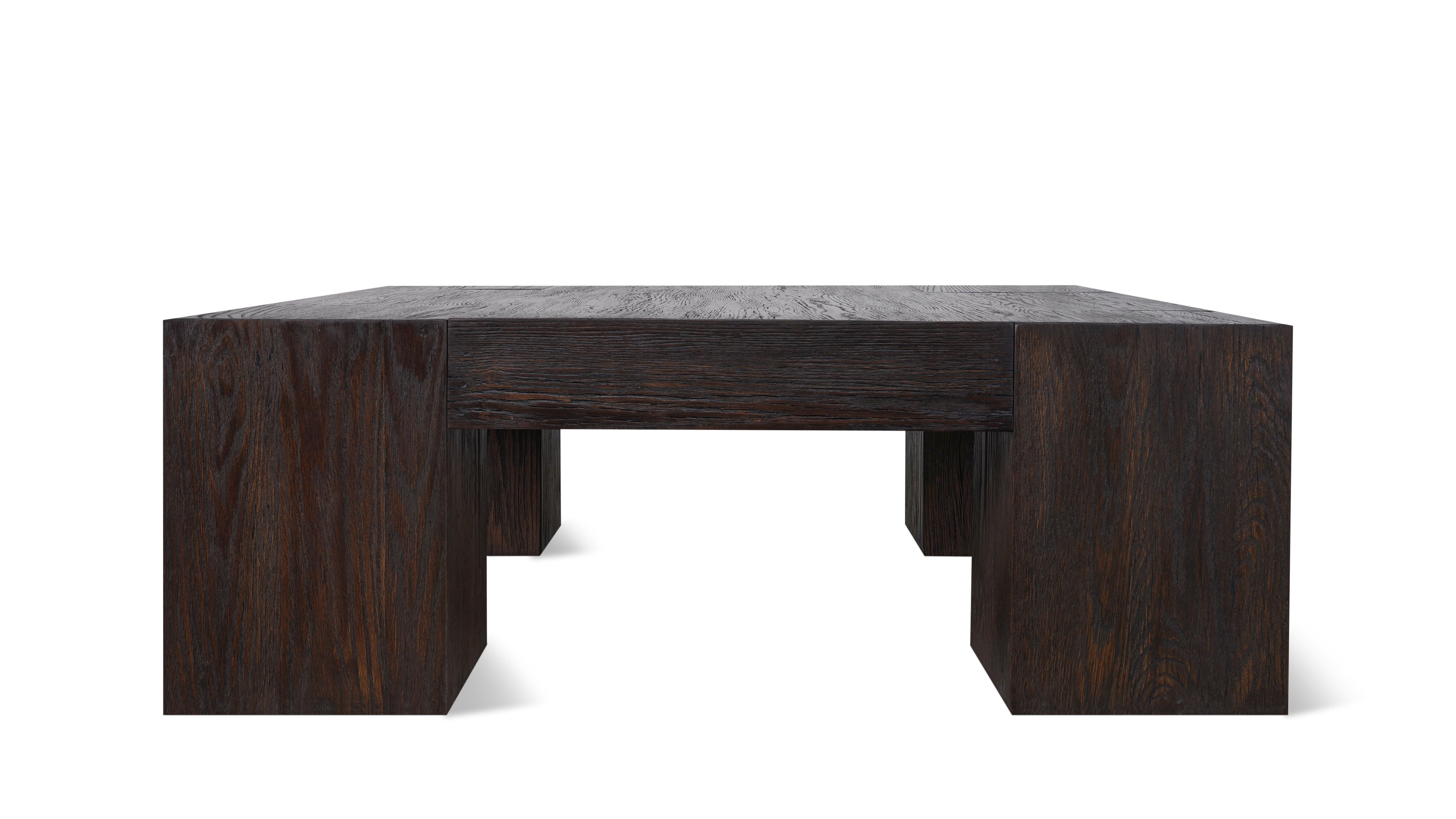 Arcade Coffee Table, Regular, Brown Oak