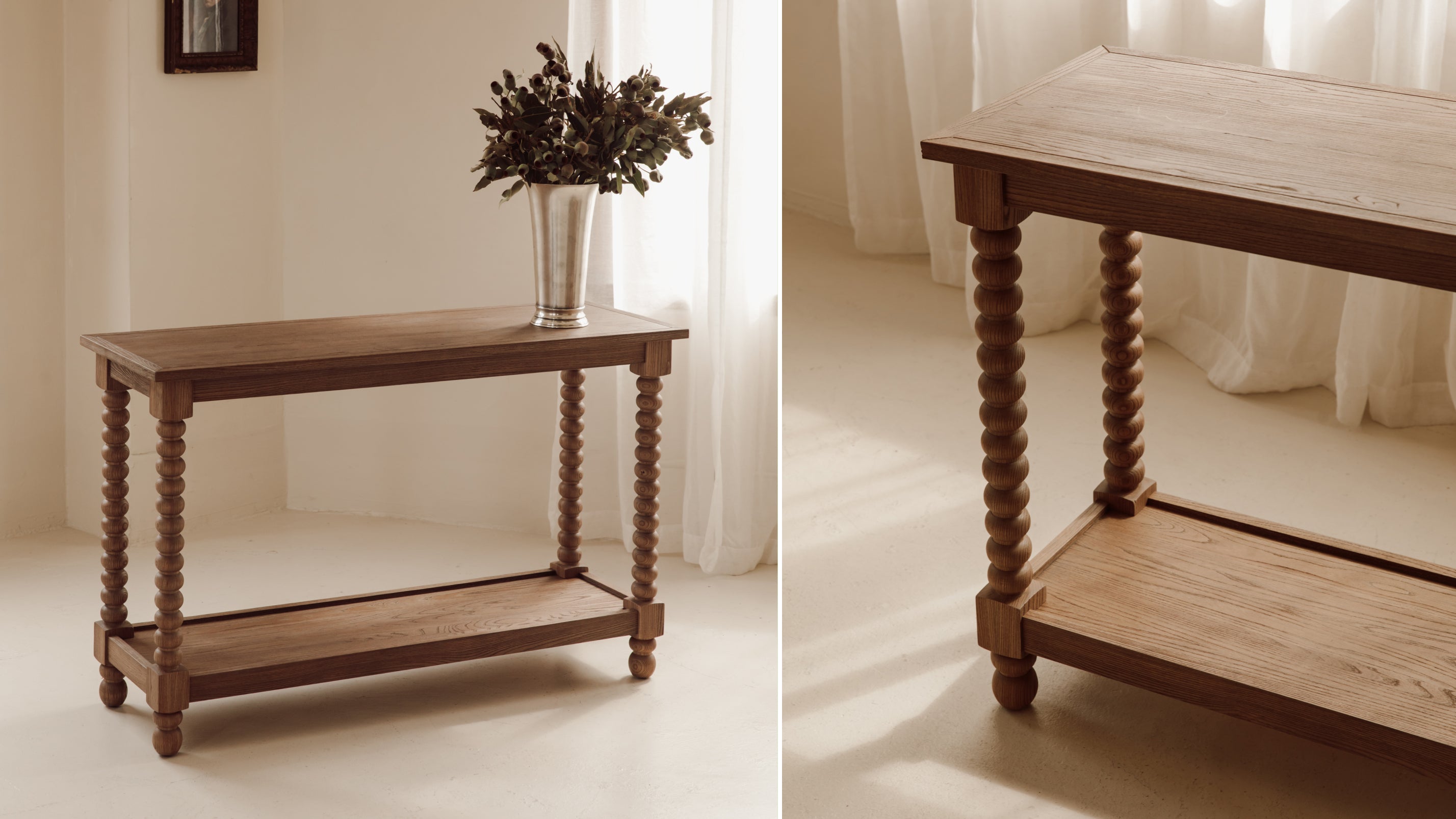 Turner Console Table, Country Elm