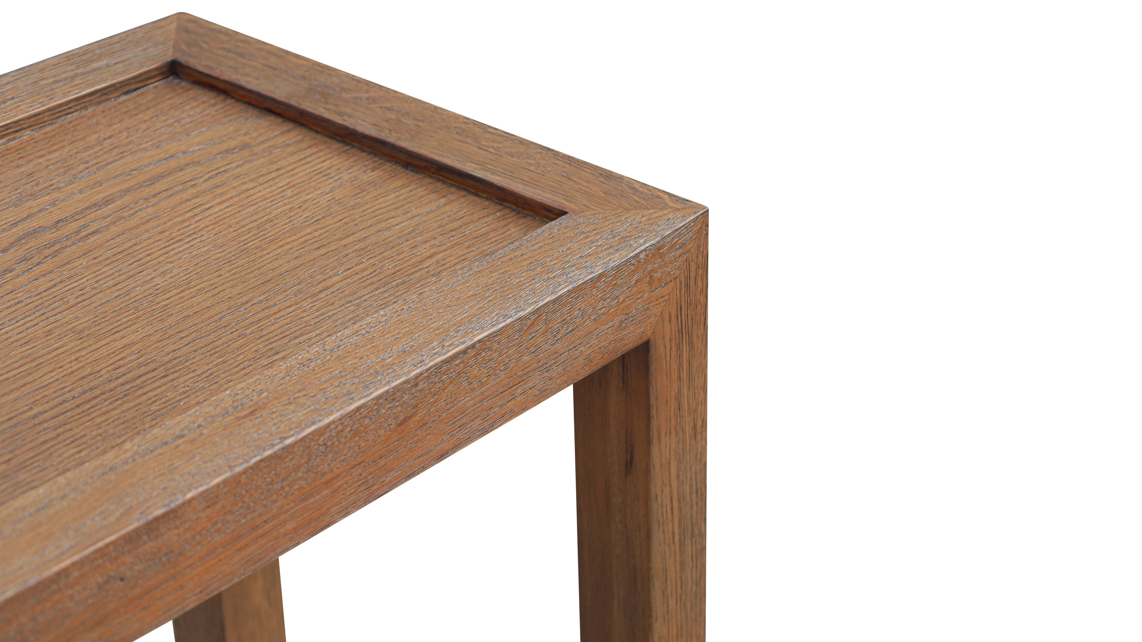 Beam Console, Dark Brown Oak