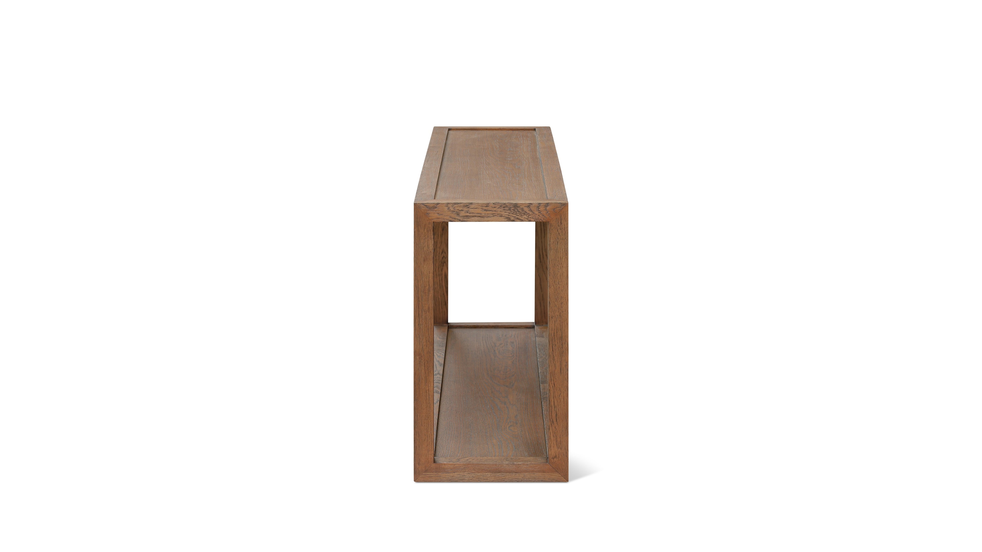Beam Console, Dark Brown Oak