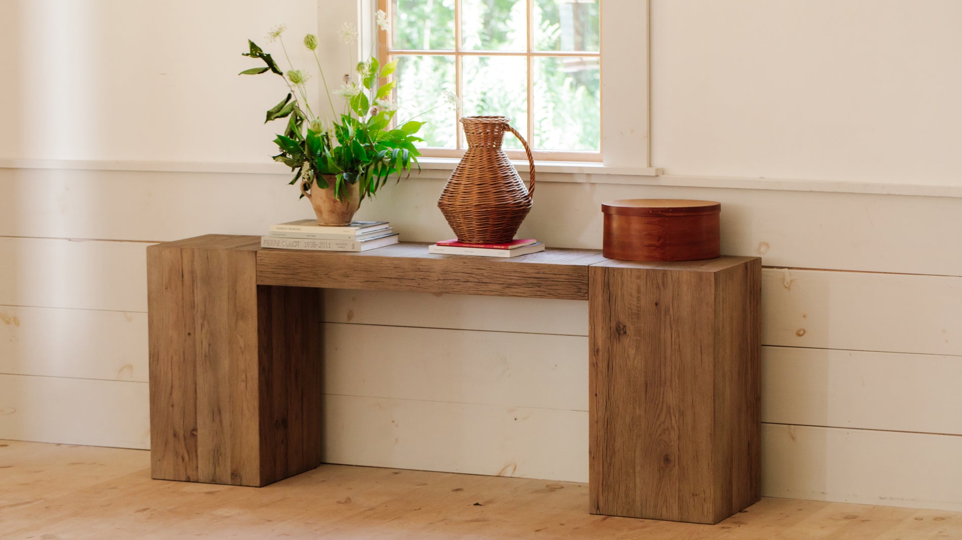 Arcade Console, Rustic Oak_image