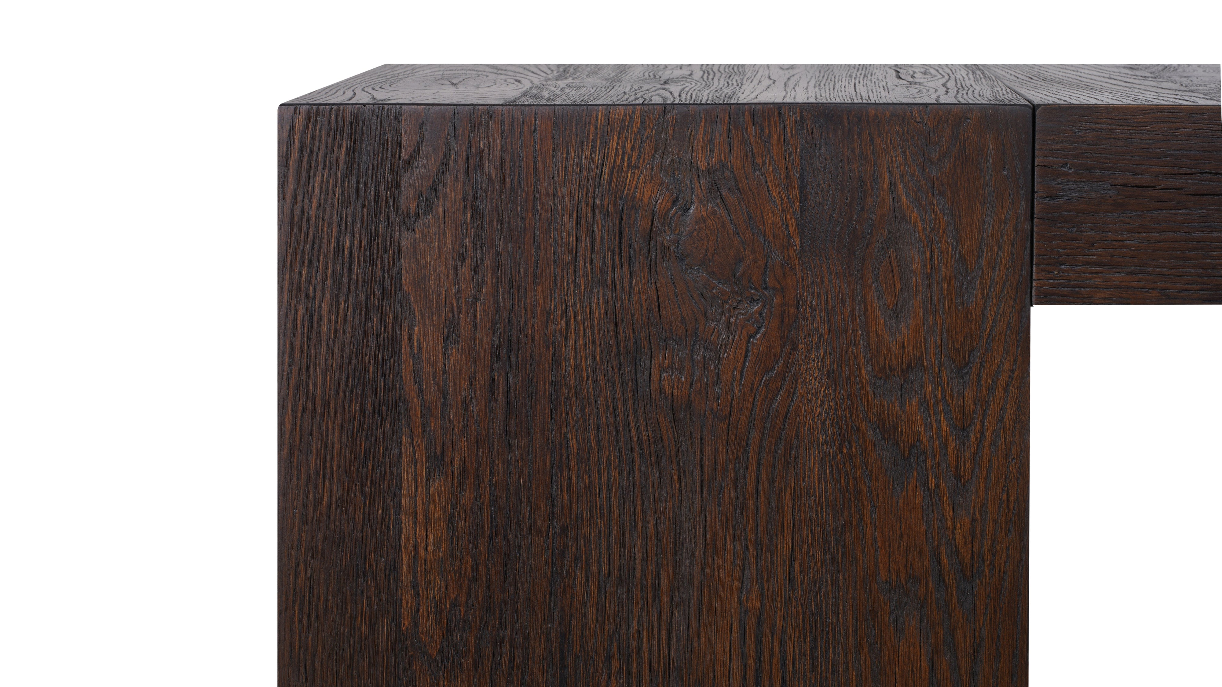 Arcade Console, Brown Oak