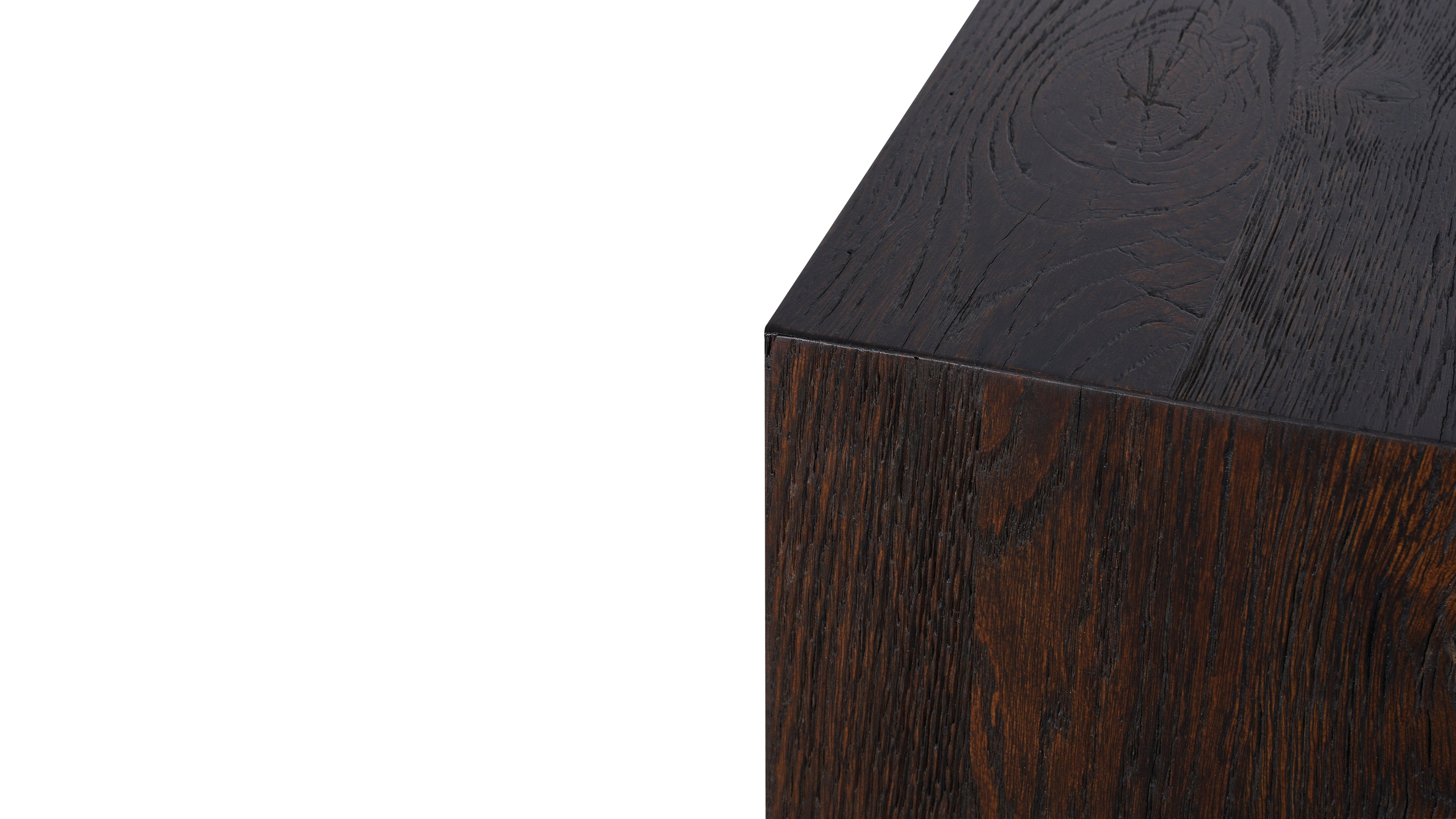 Arcade Console, Brown Oak