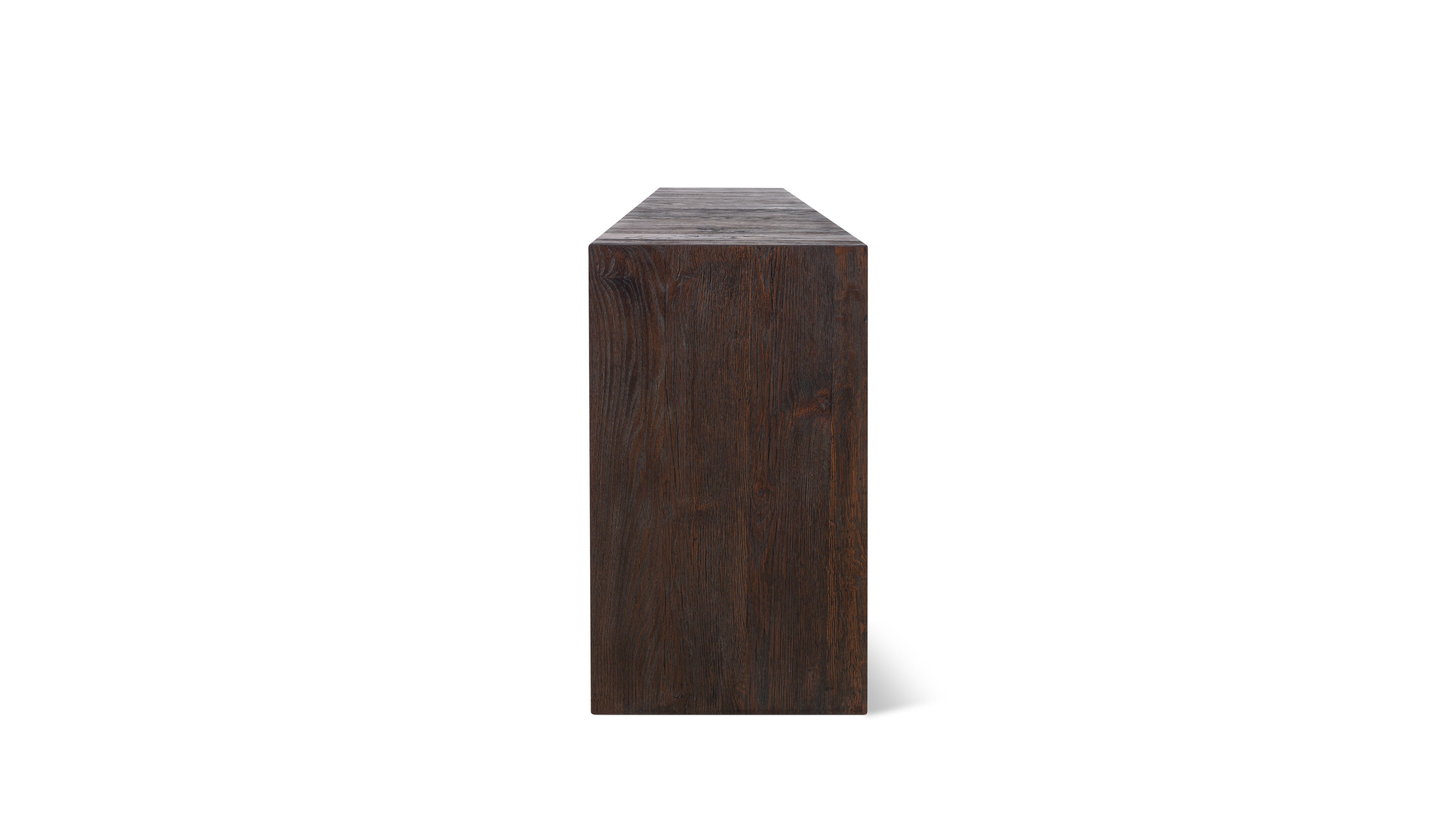 Arcade Console, Brown Oak