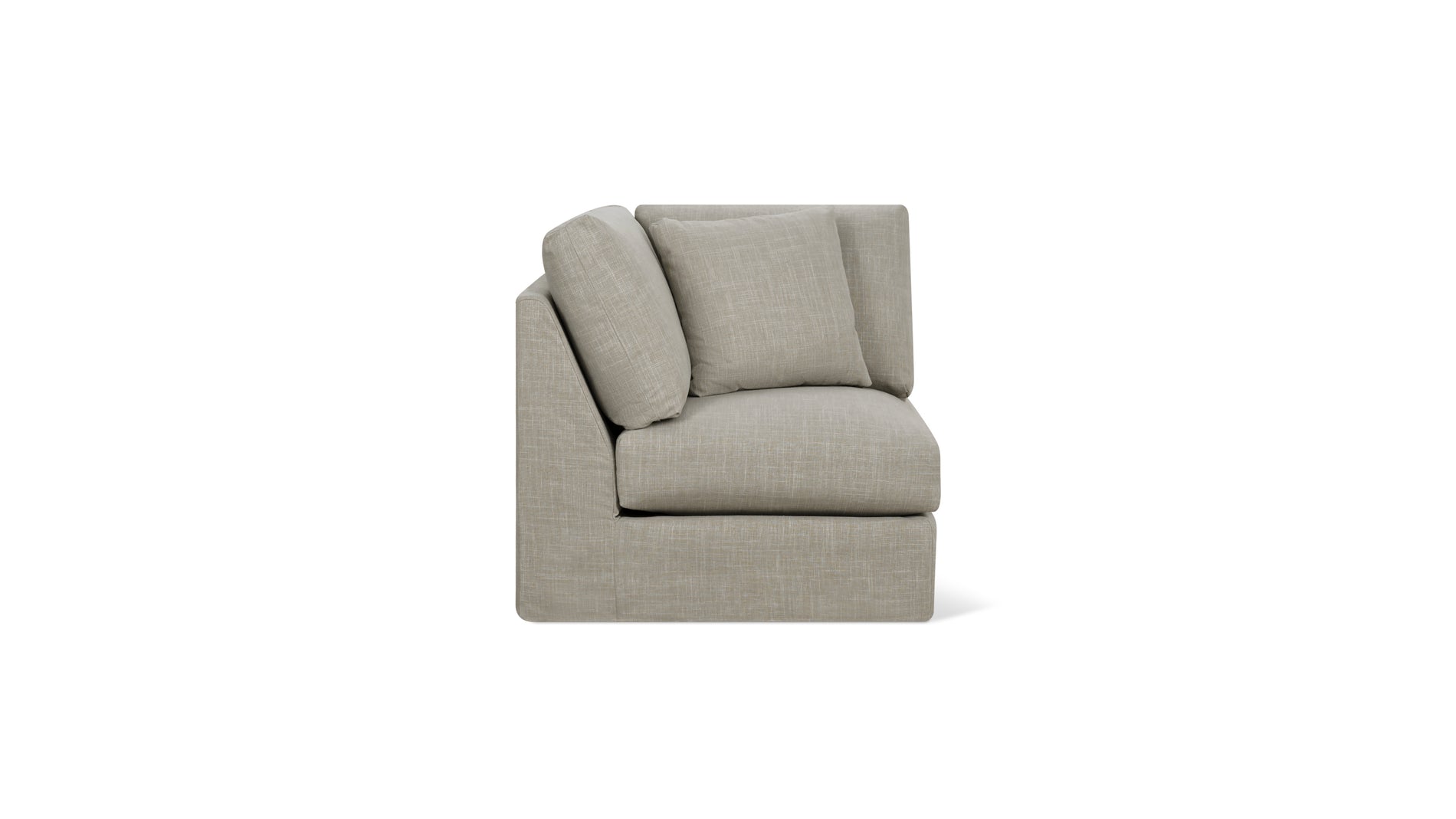 Breeze Corner Chair, Standard, Light Pebble_image