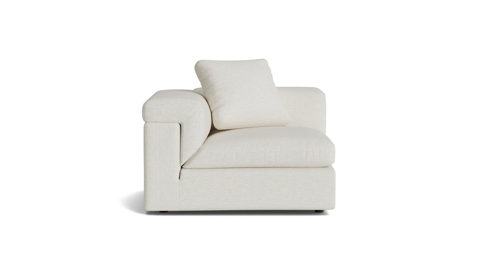 Saddle Corner Chair, Nomad Snow_image