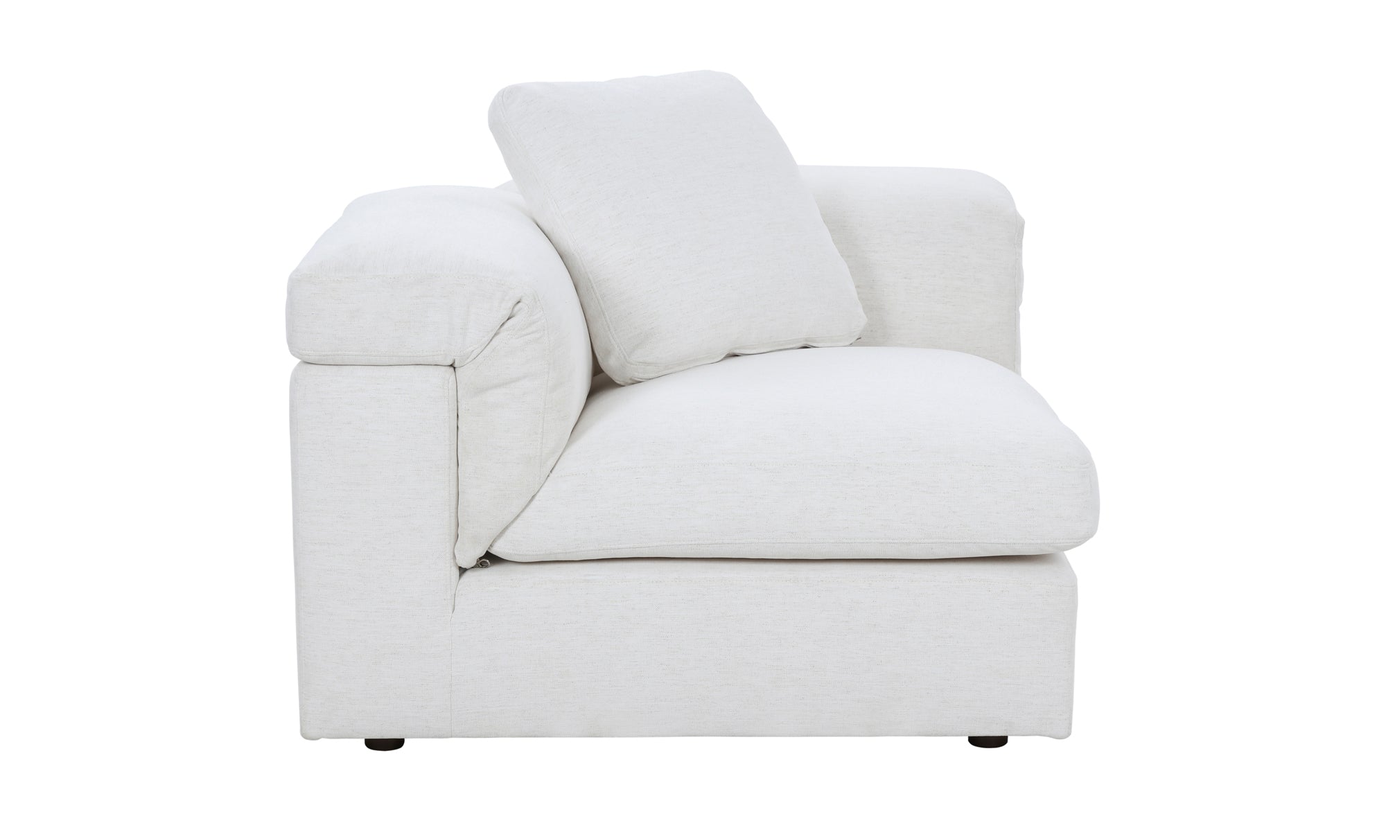 Saddle Corner Chair, Nomad Snow