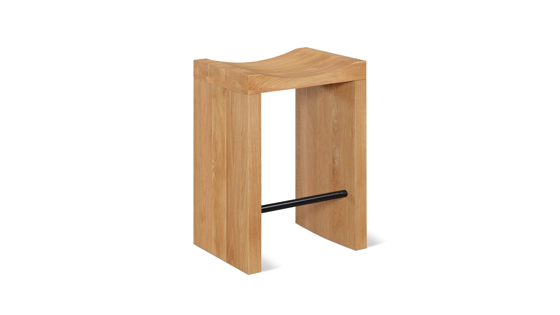 Hollow Counter Stool, Natural Oak_image