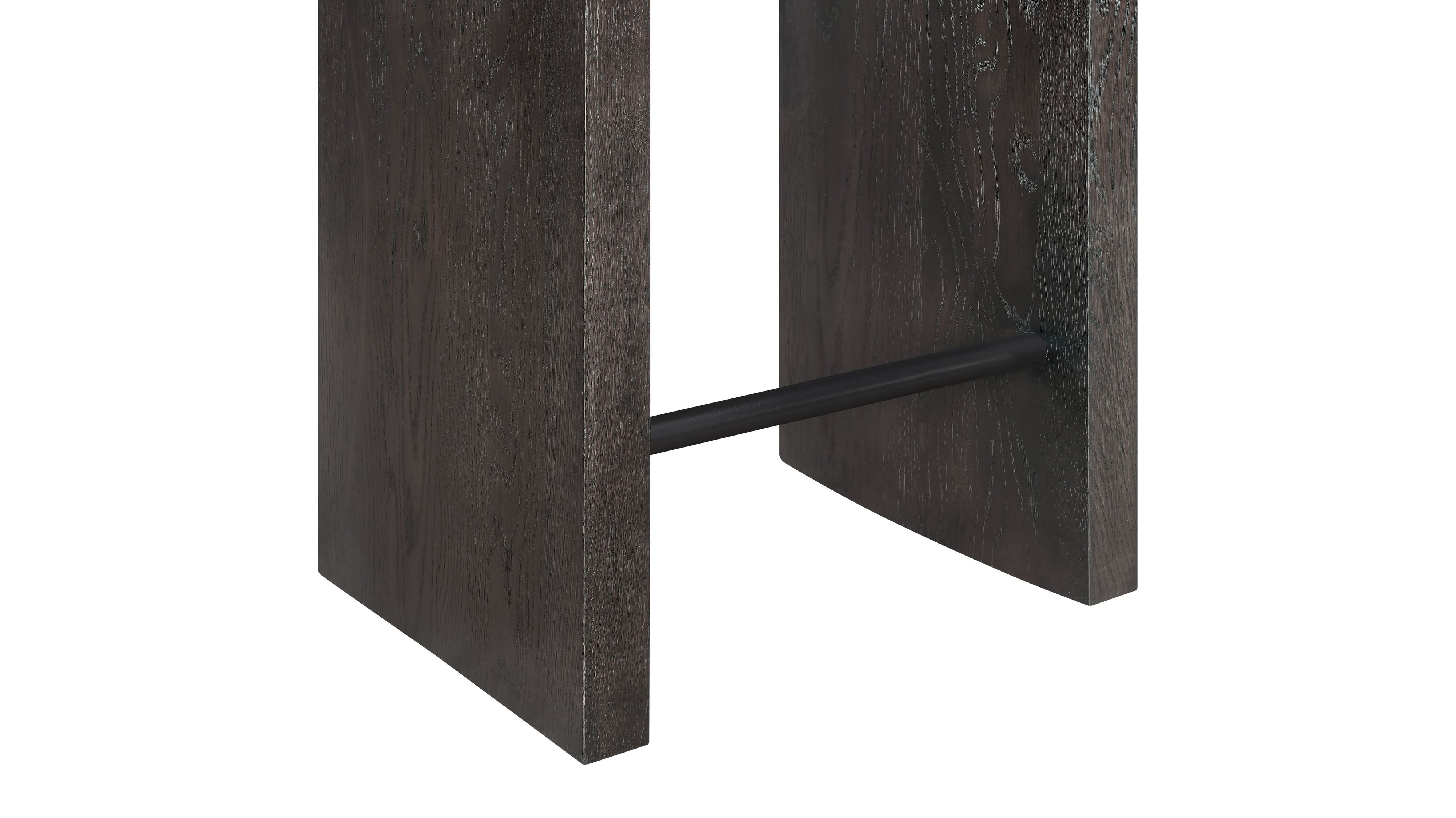 Hollow Counter Stool, Dark Brown Oak