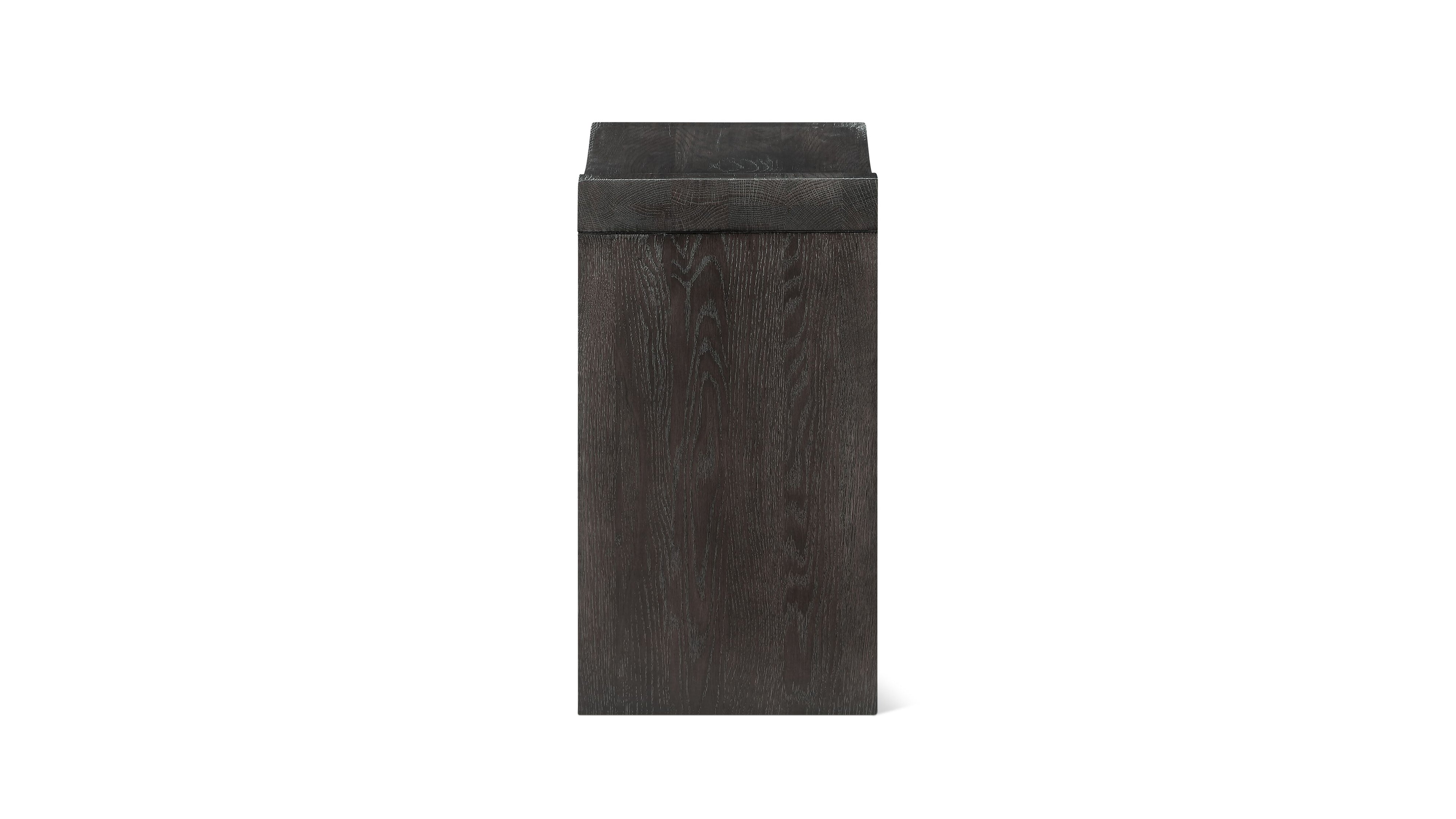 Hollow Counter Stool, Dark Brown Oak