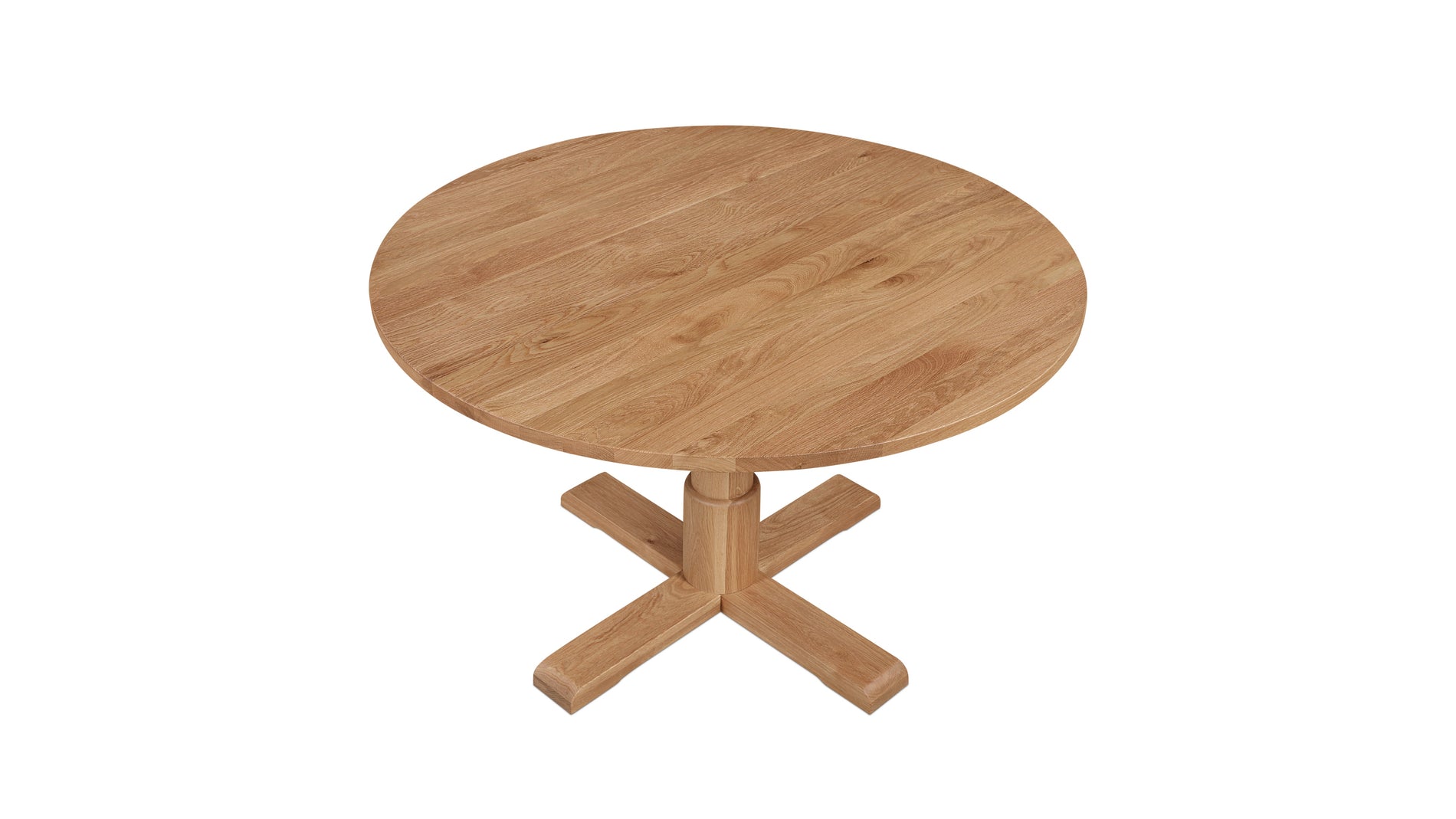 Mill Round Dining Table, Seats 4-5 People, Natural Oak_image