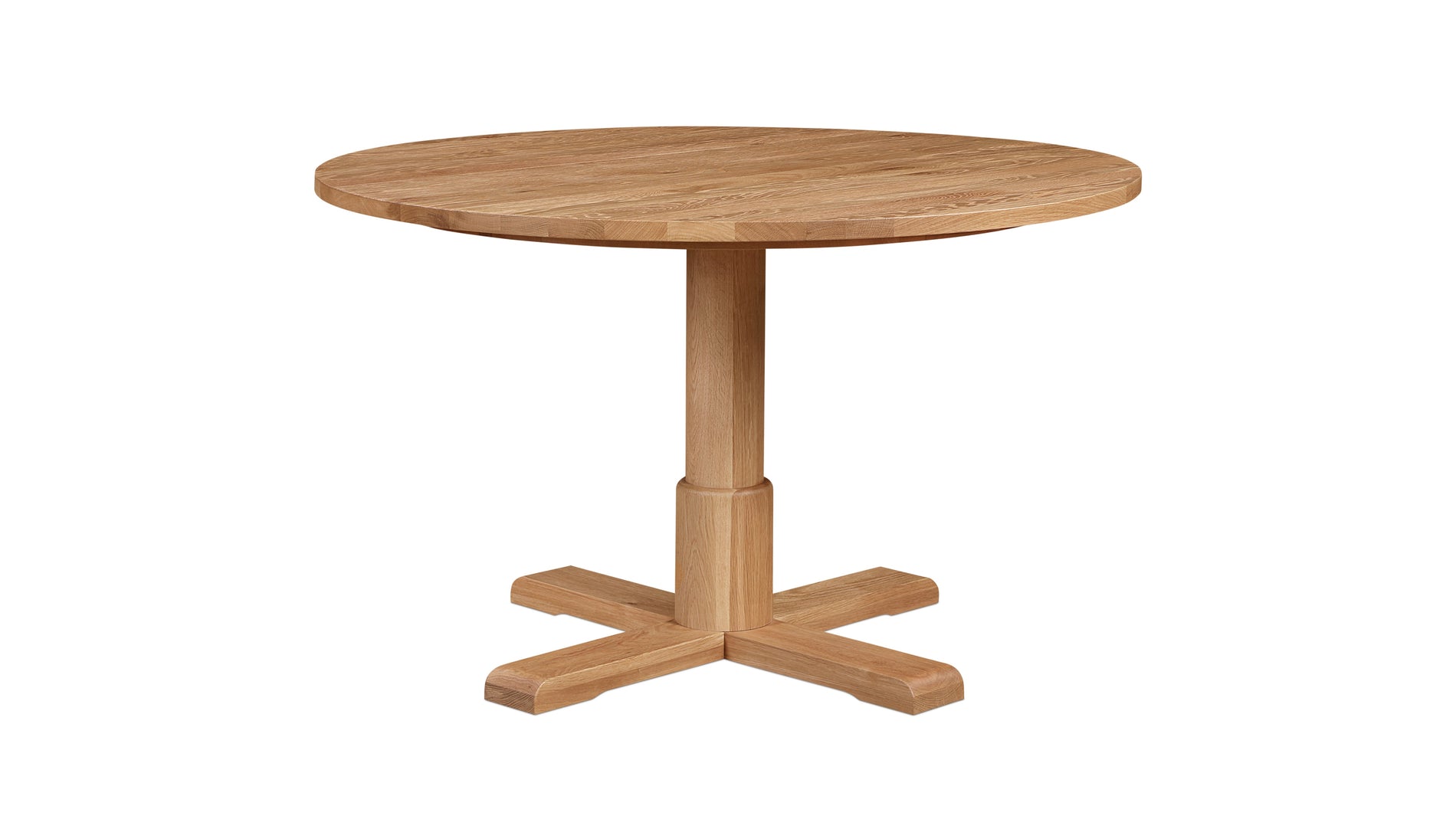 Mill Round Dining Table, Seats 4-5 People, Natural Oak_image