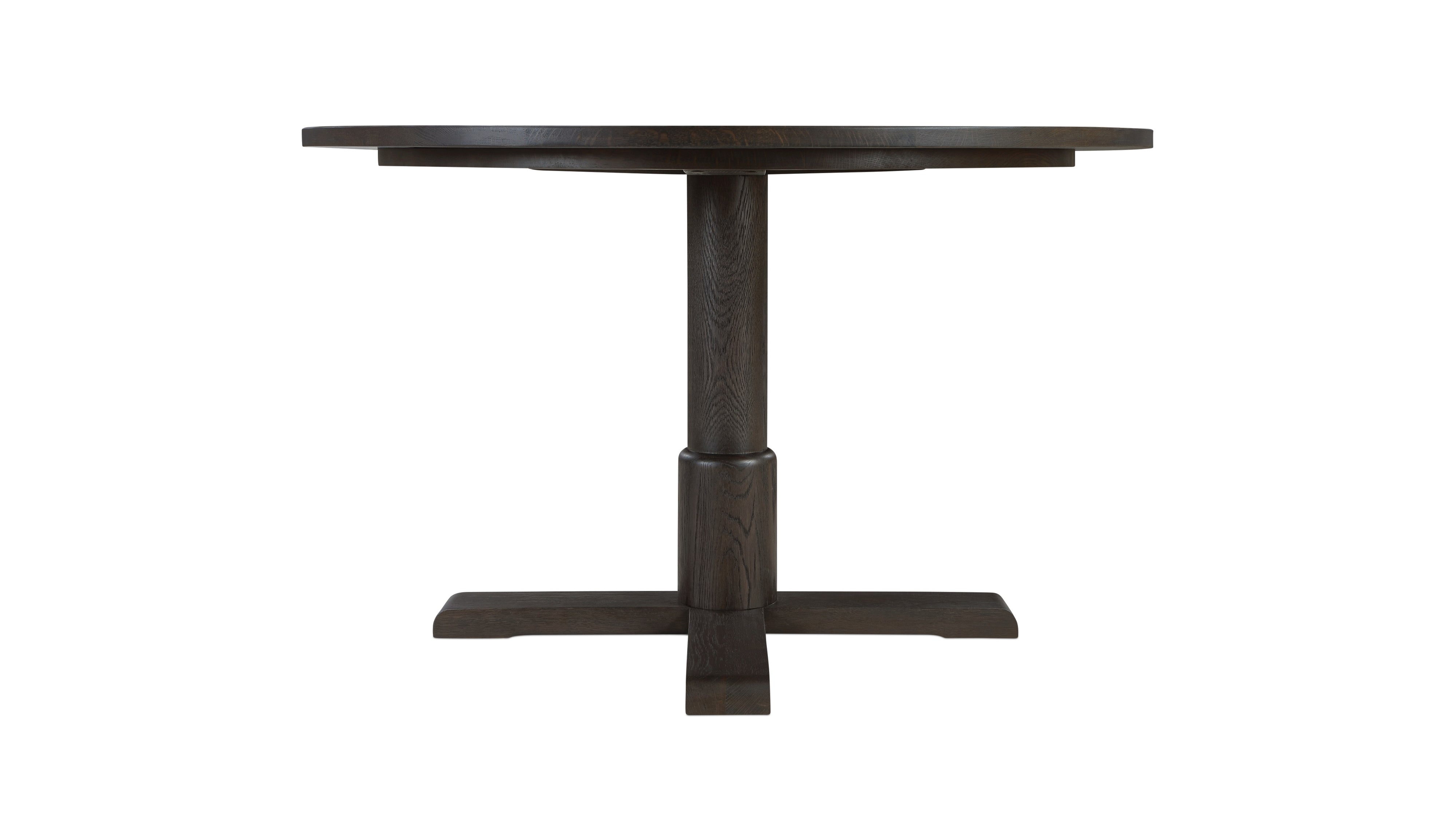 Mill Round Dining Table, Seats 4-5 People, Dark Brown Oak