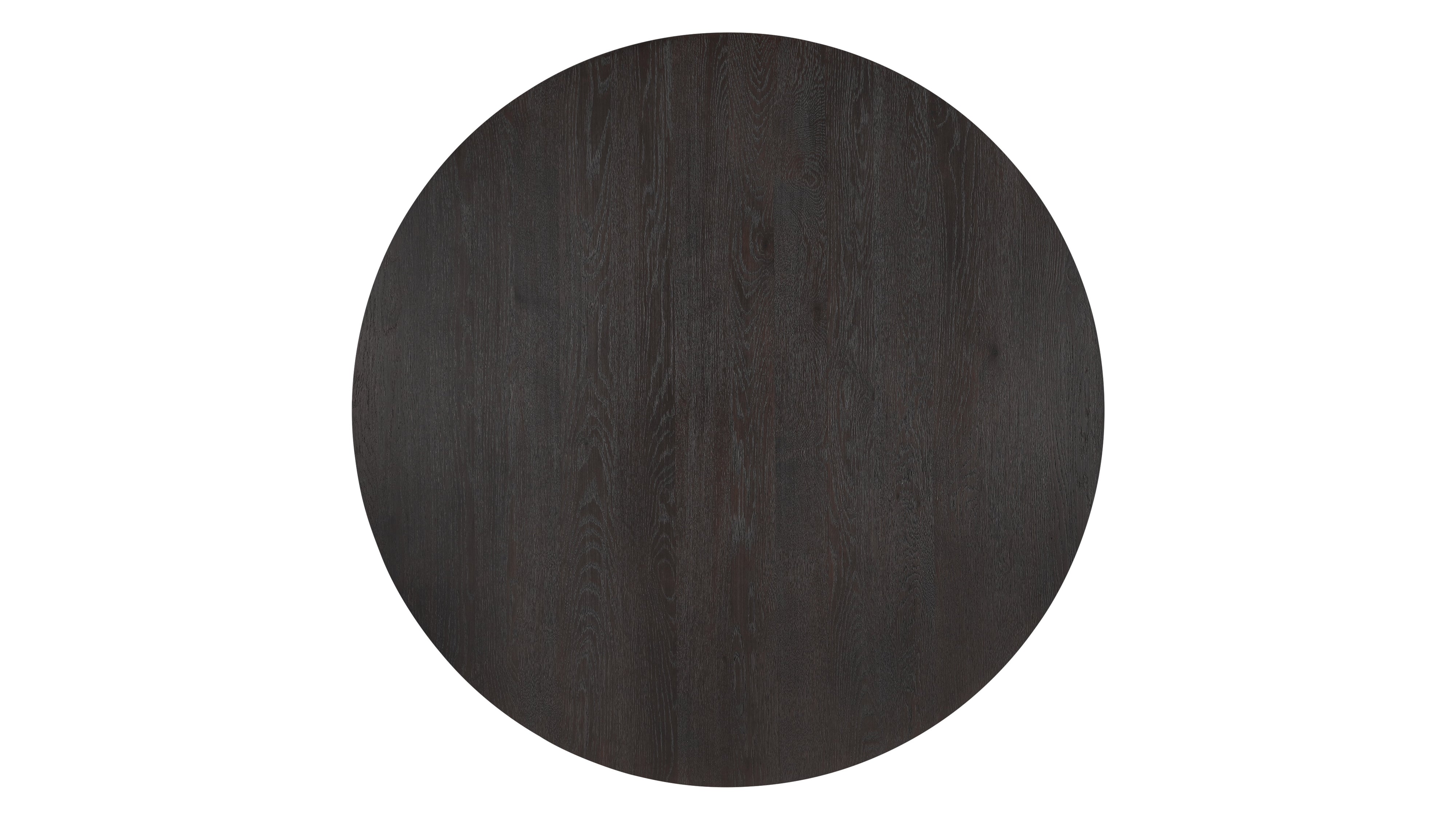 Mill Round Dining Table, Seats 4-5 People, Dark Brown Oak