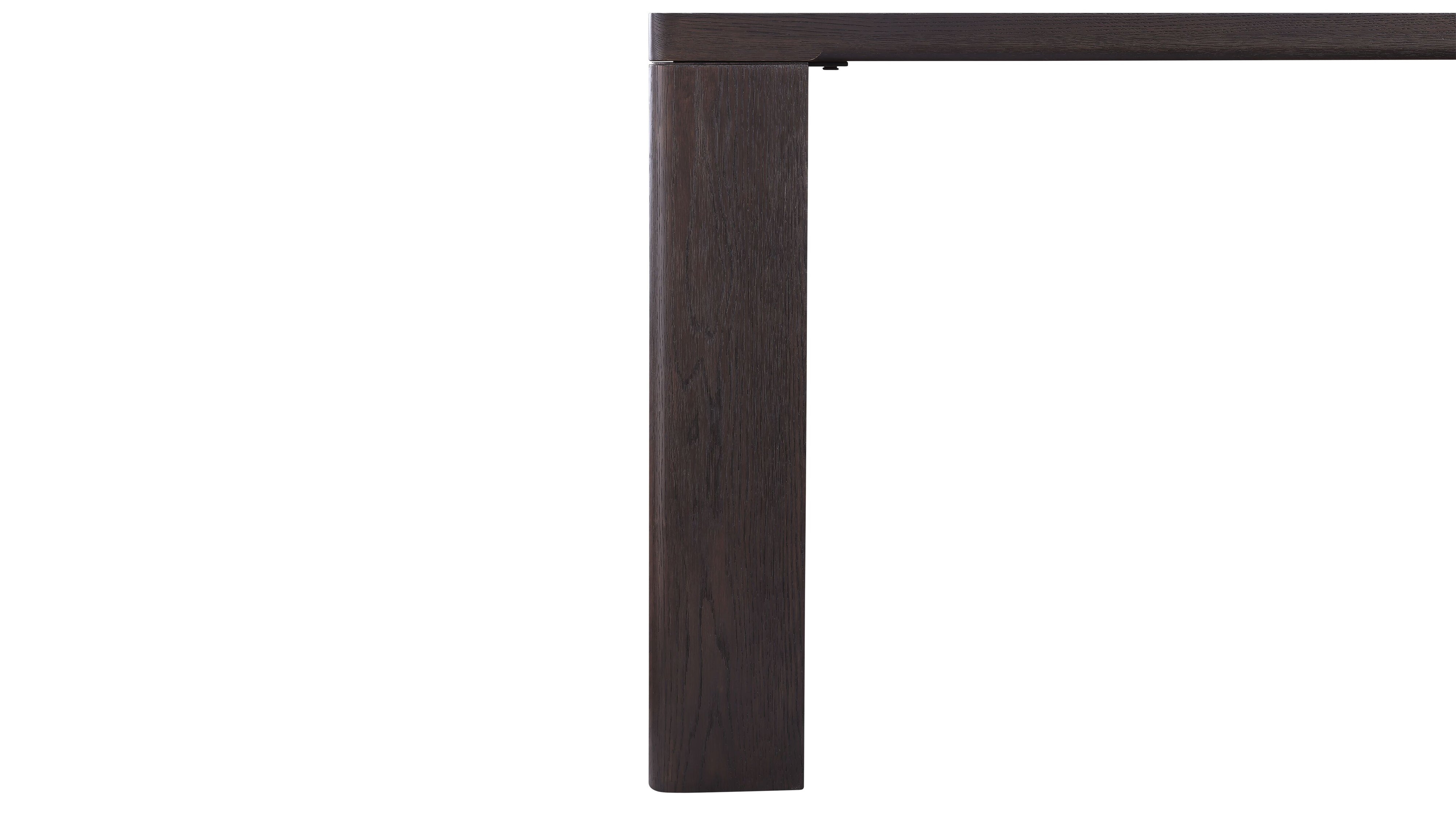 Foundry Dining Table, Seats 6-8 People, Dark Brown Oak