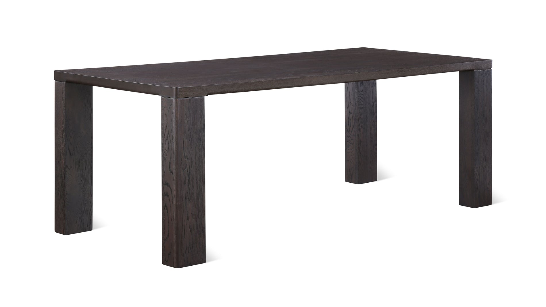 Foundry Dining Table, Seats 6-8 People, Dark Brown Oak_image