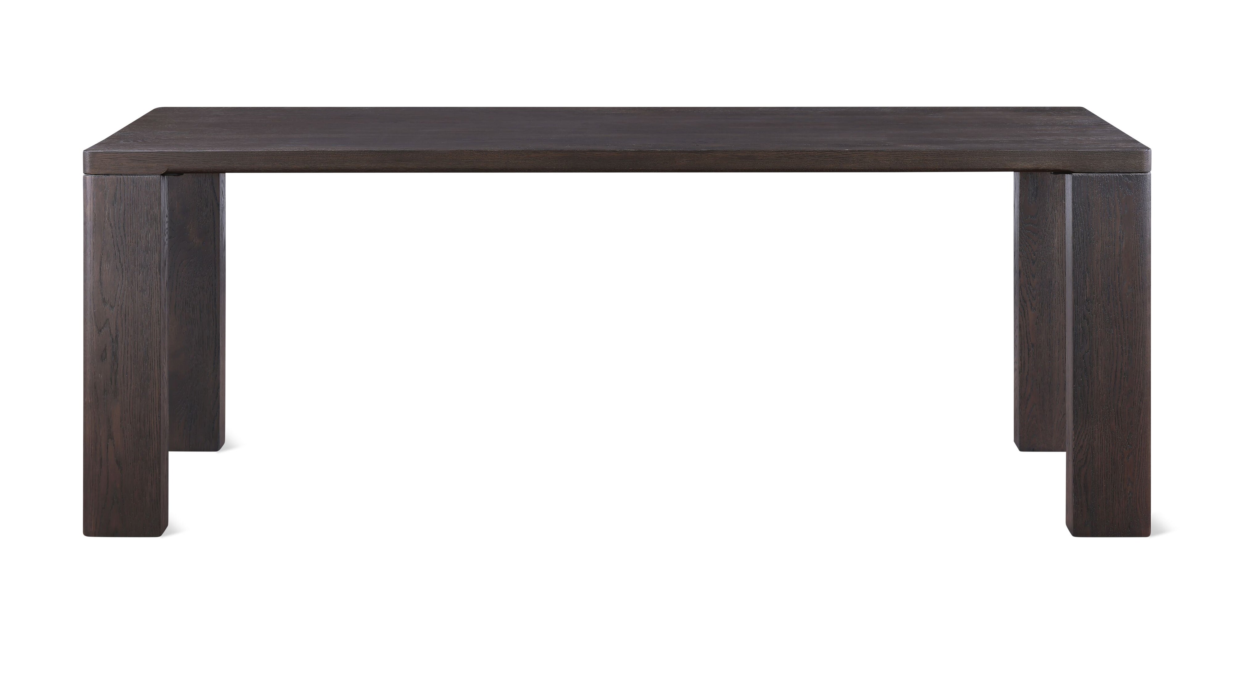 Foundry Dining Table, Seats 6-8 People, Dark Brown Oak