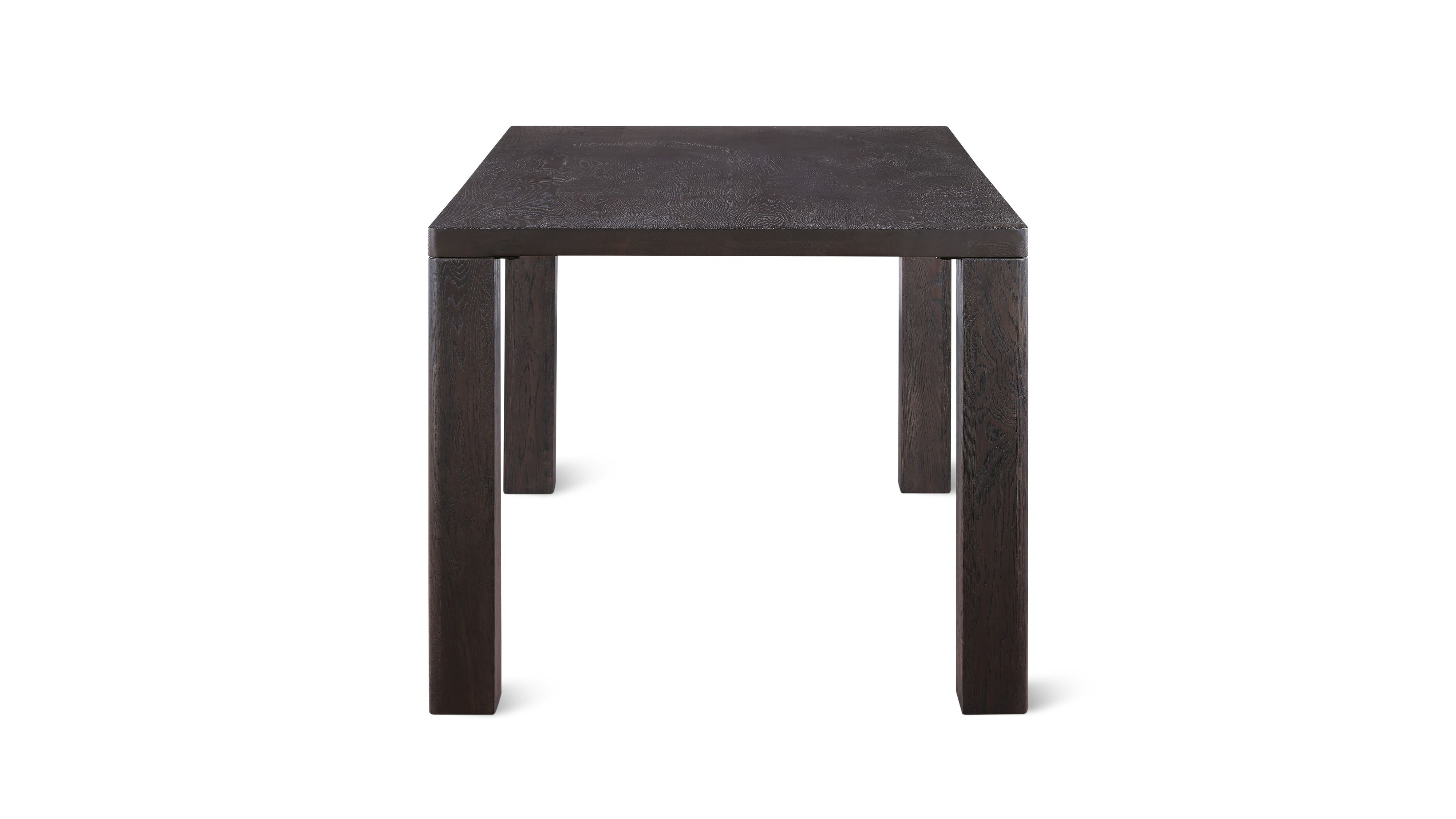 Foundry Dining Table, Seats 6-8 People, Dark Brown Oak