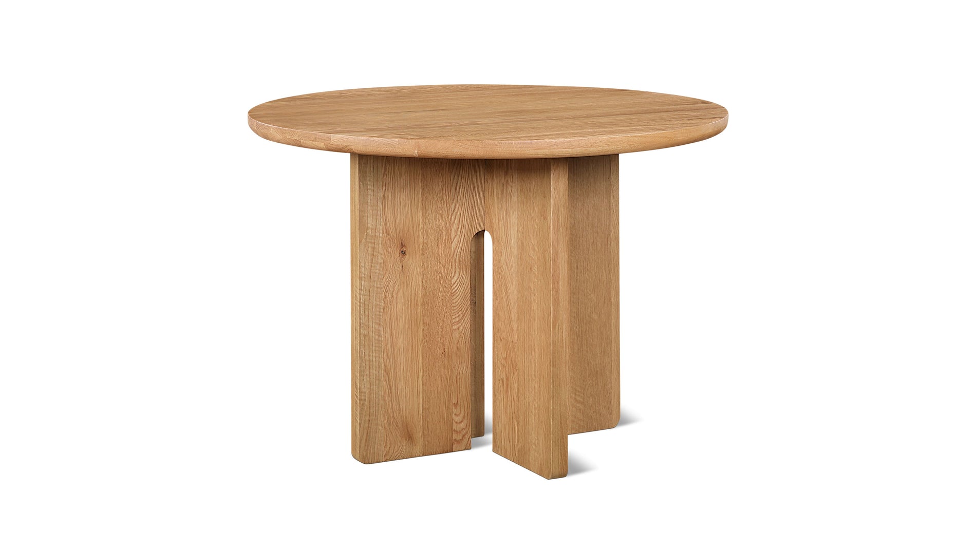 Clover Round Dining Table, Seats 3-4 People, Natural Oak_image