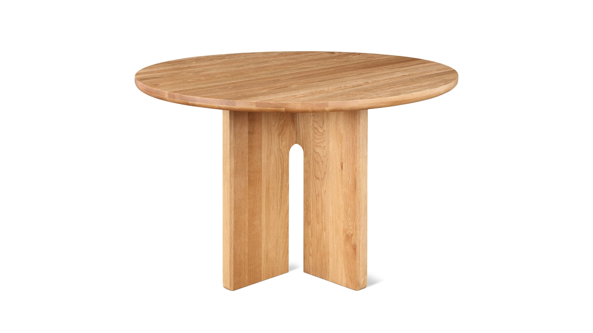 Clover Round Dining Table, Seats 4-5 People, Natural Oak_image