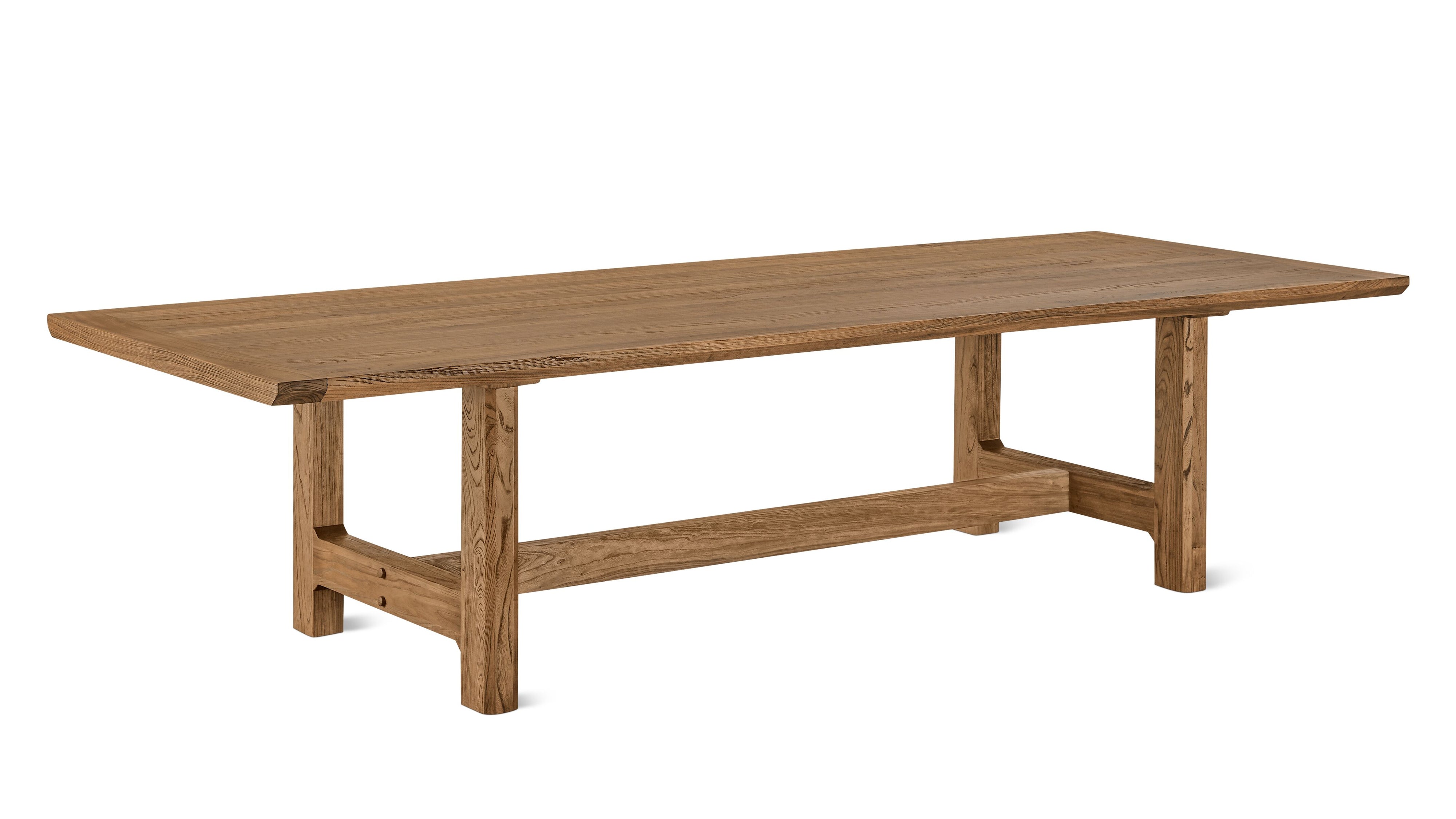 Meadow Dining Table, Seats 10-12 People, Country Elm
