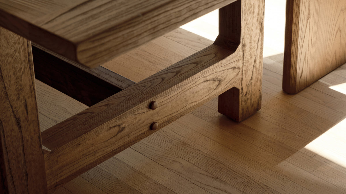 Meadow Dining Table, Seats 8-10 People, Country Elm