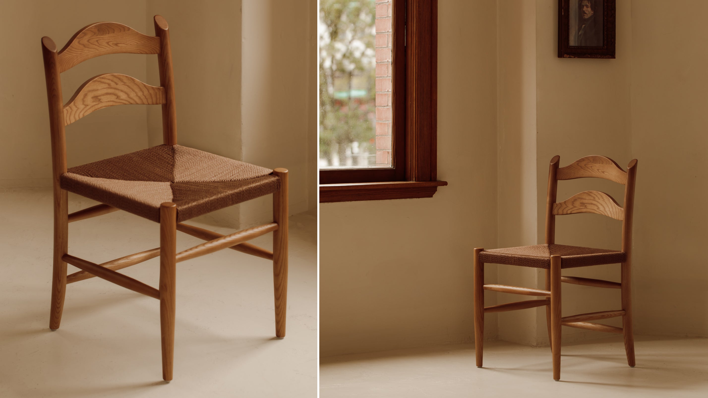 Hillside Dining Chair, Golden Ash