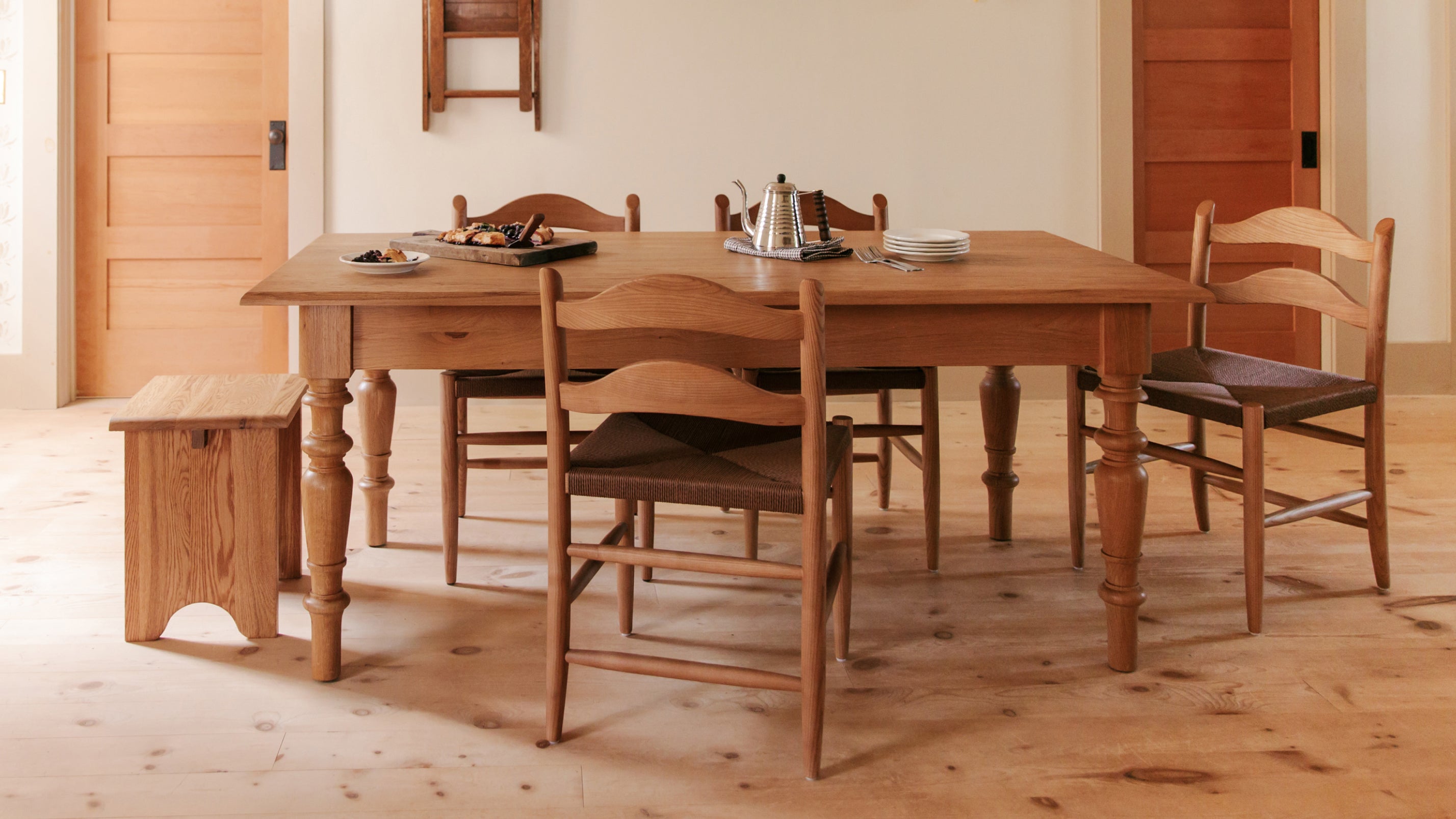 Hillside Dining Chair, Golden Ash