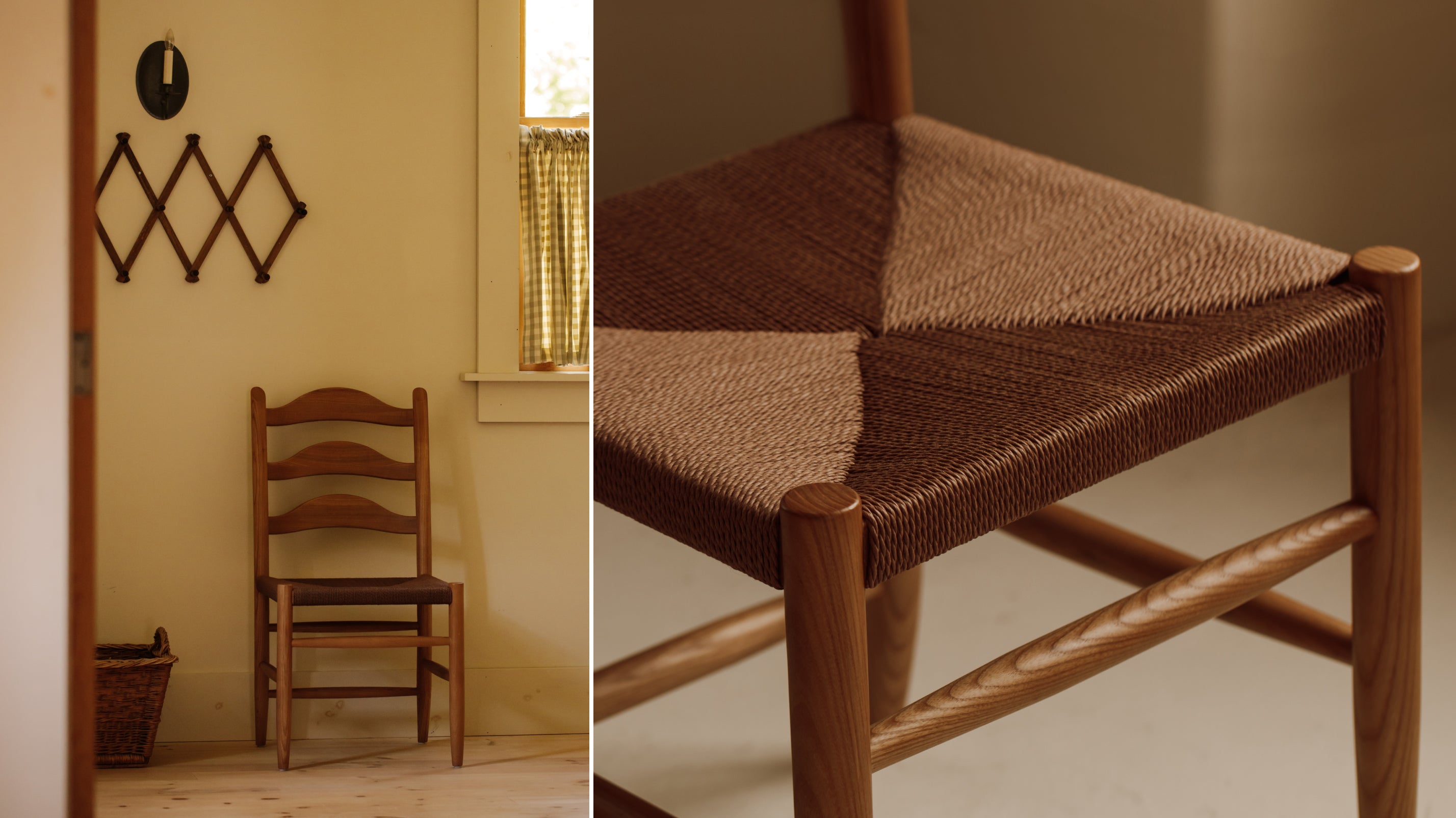 Hillside Dining Chair, Tall, Golden Ash