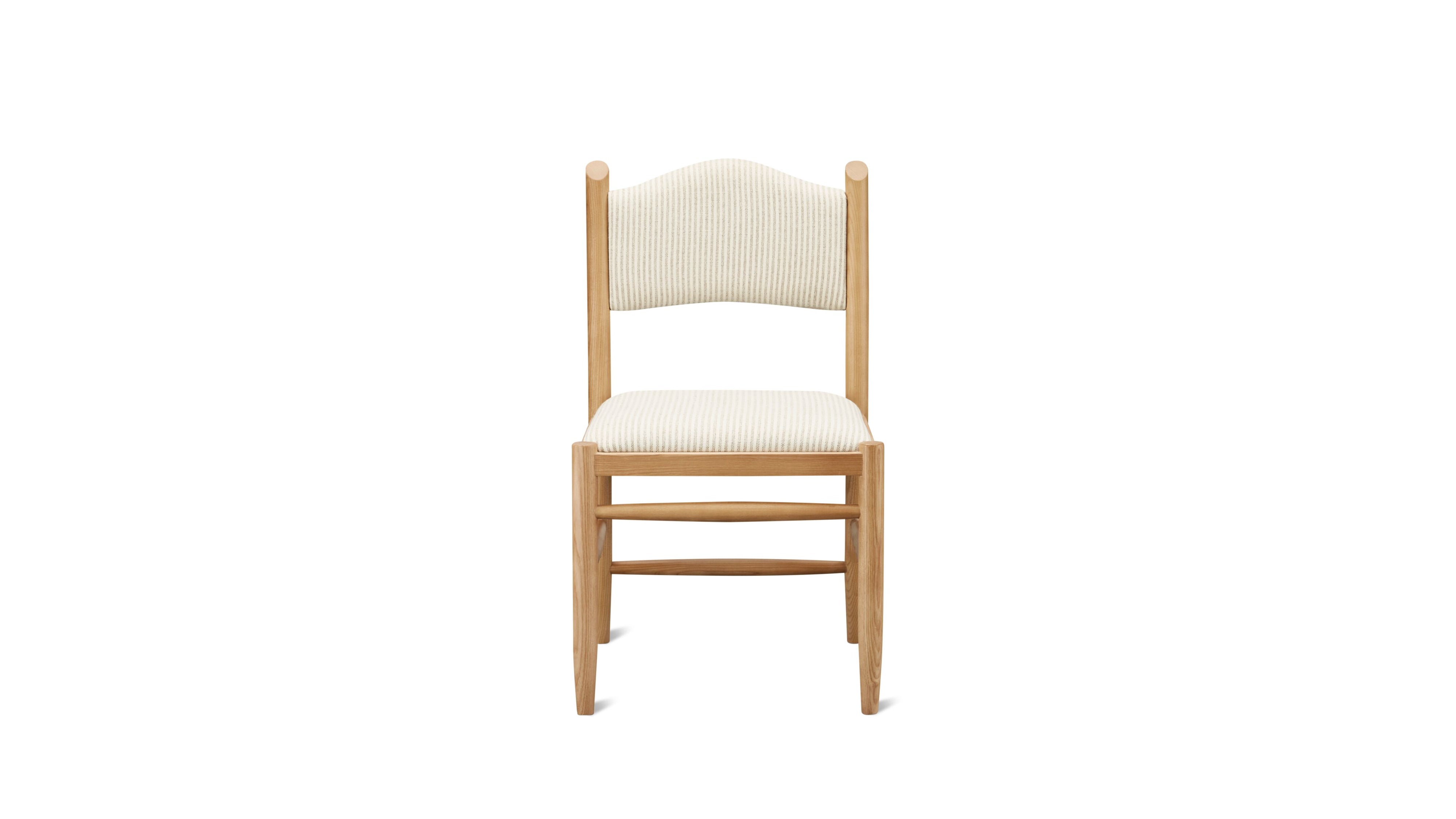 Hillside Dining Chair, Golden Ash/Oxford Stripe