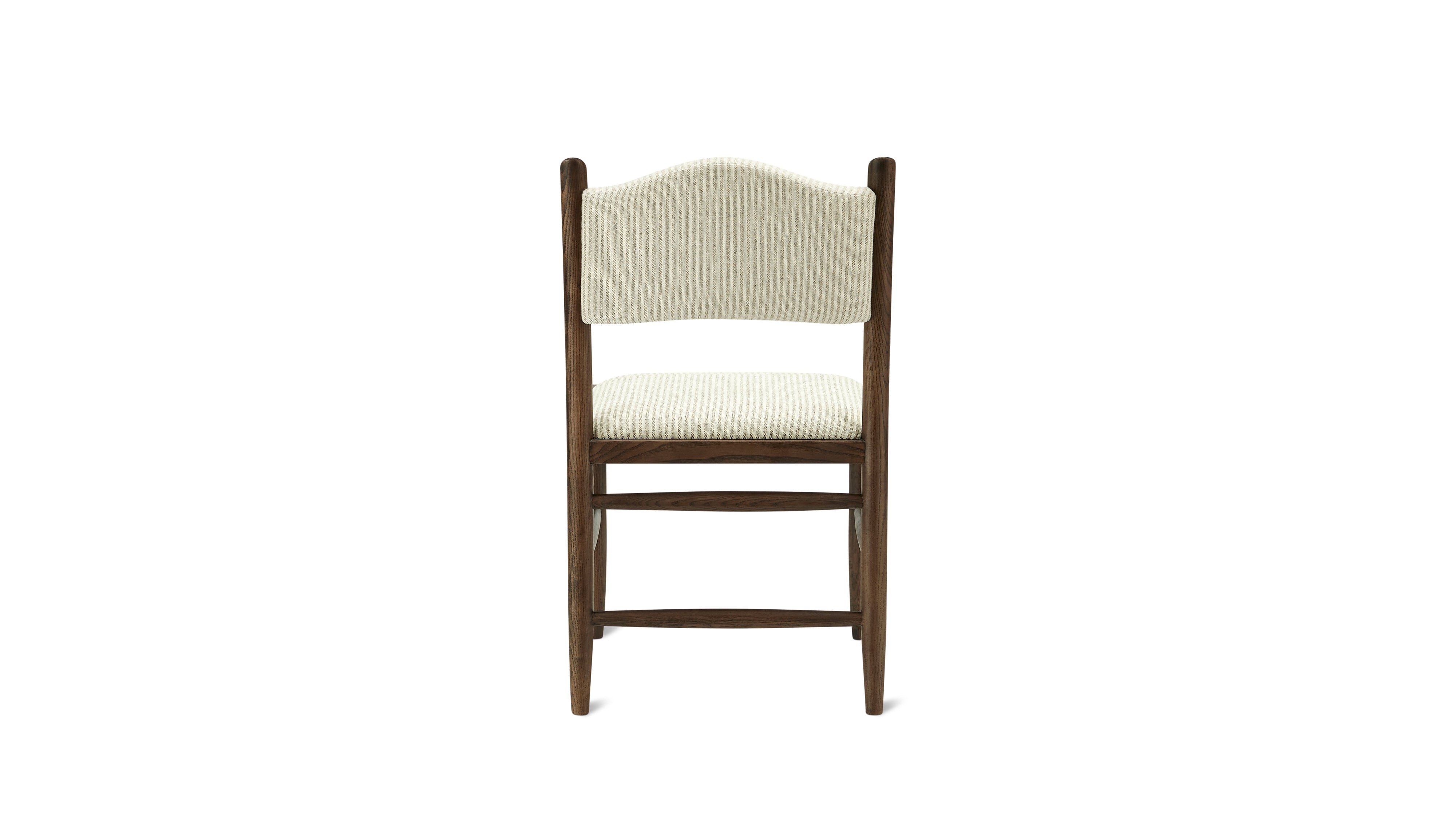 Hillside Dining Chair, Espresso Ash/Oxford Stripe