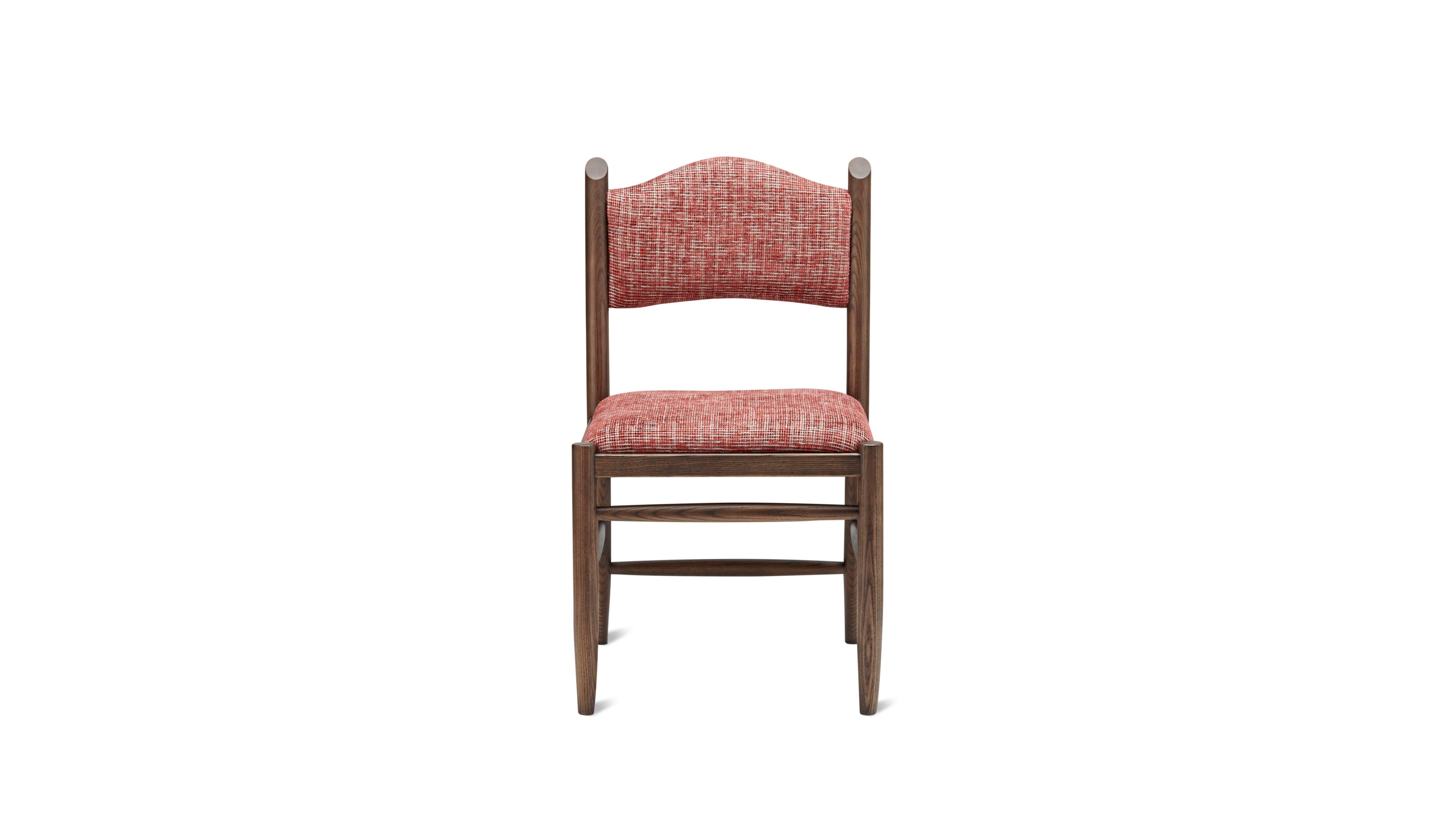 Hillside Dining Chair, Espresso Ash/Amaranth