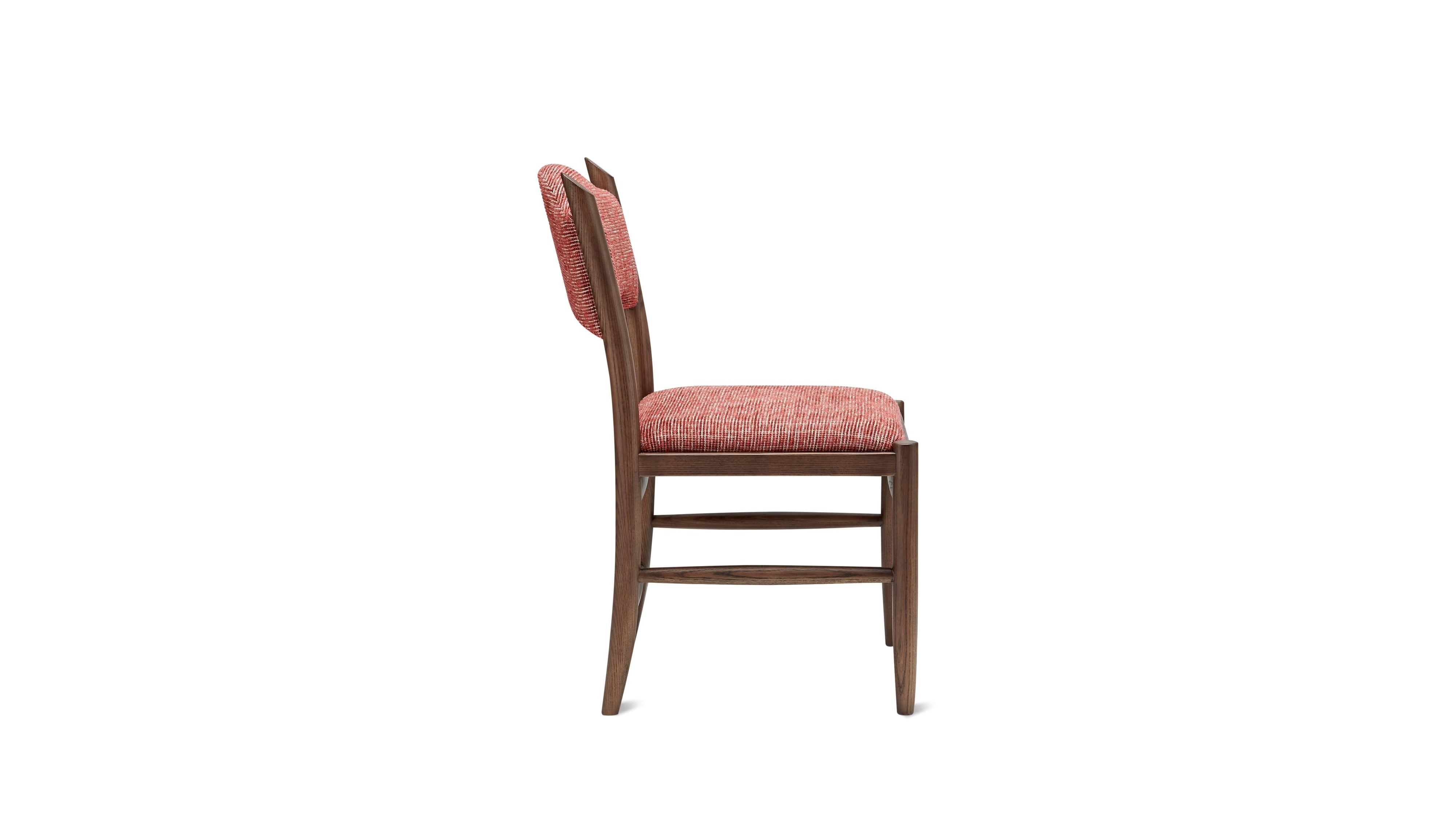 Hillside Dining Chair, Espresso Ash/Amaranth