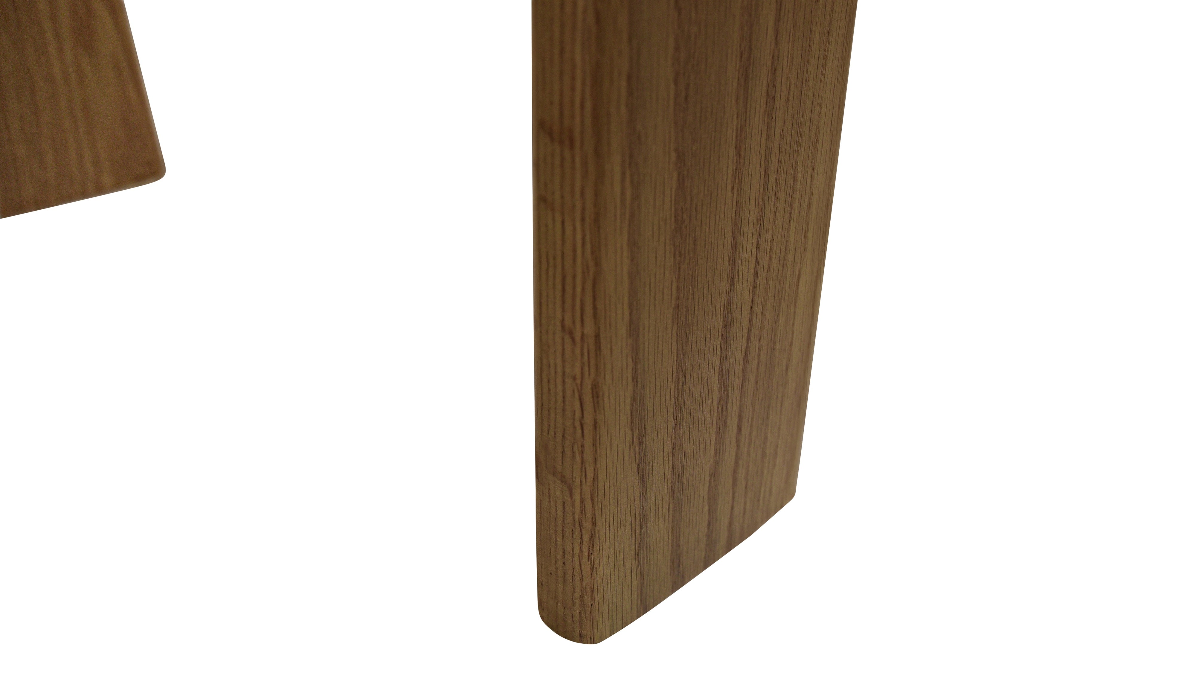 Trine Dining Chair, Natural Oak, Hazel Leather