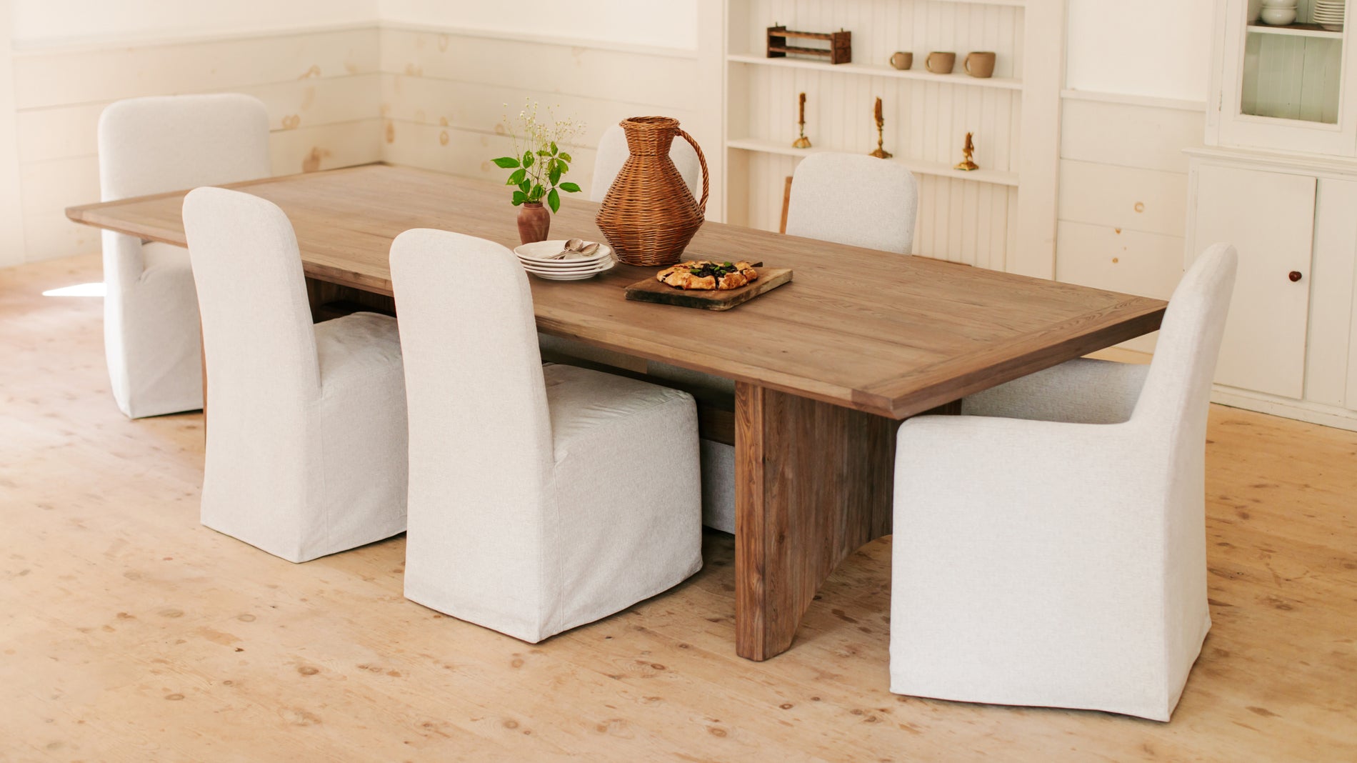 Amble Armless Dining Chair, Vellum_image