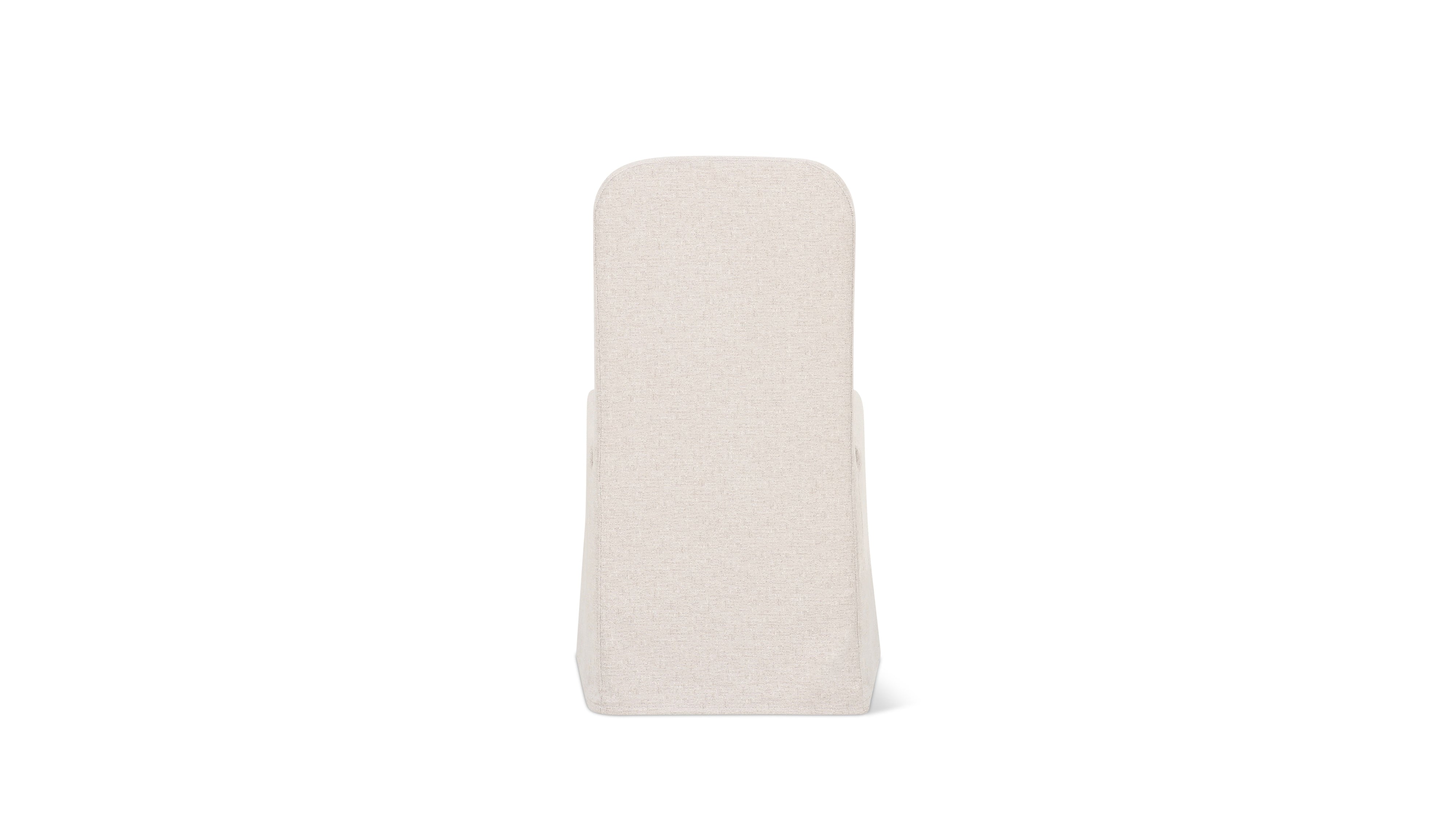 Amble Armless Dining Chair, Vellum