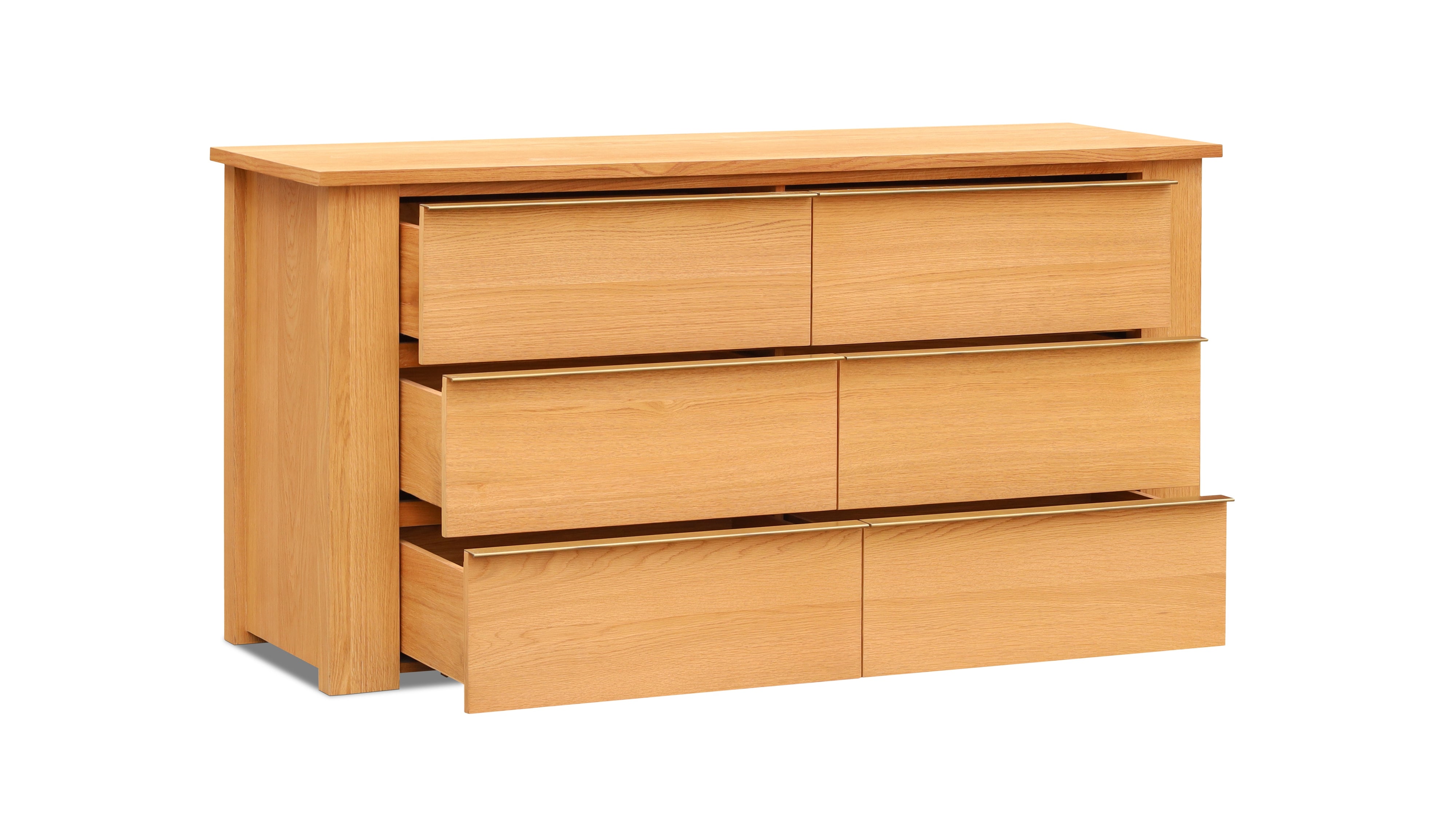 Banks Double Dresser, Warm Oak