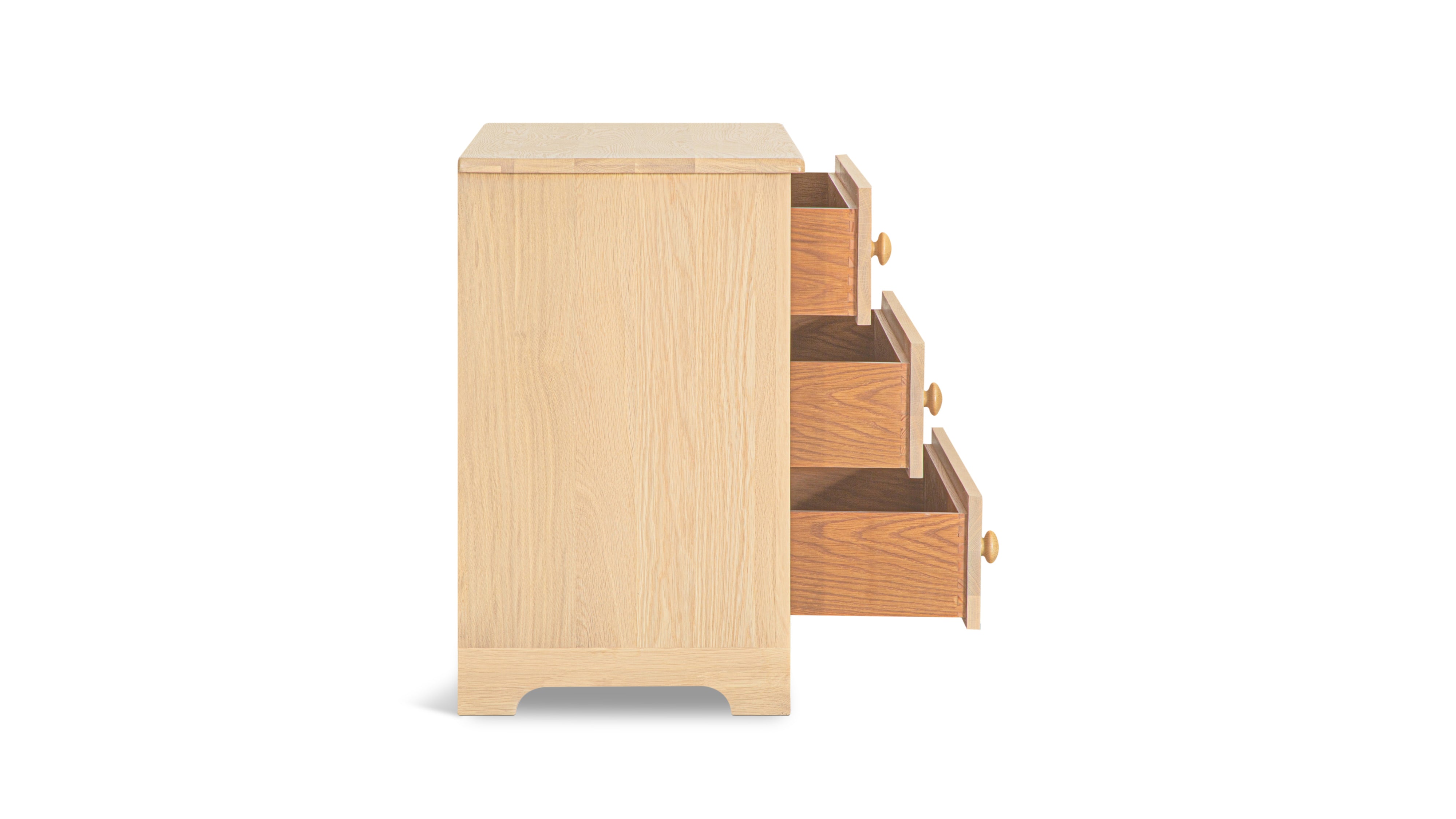 Dovetail Dresser, Pale Oak