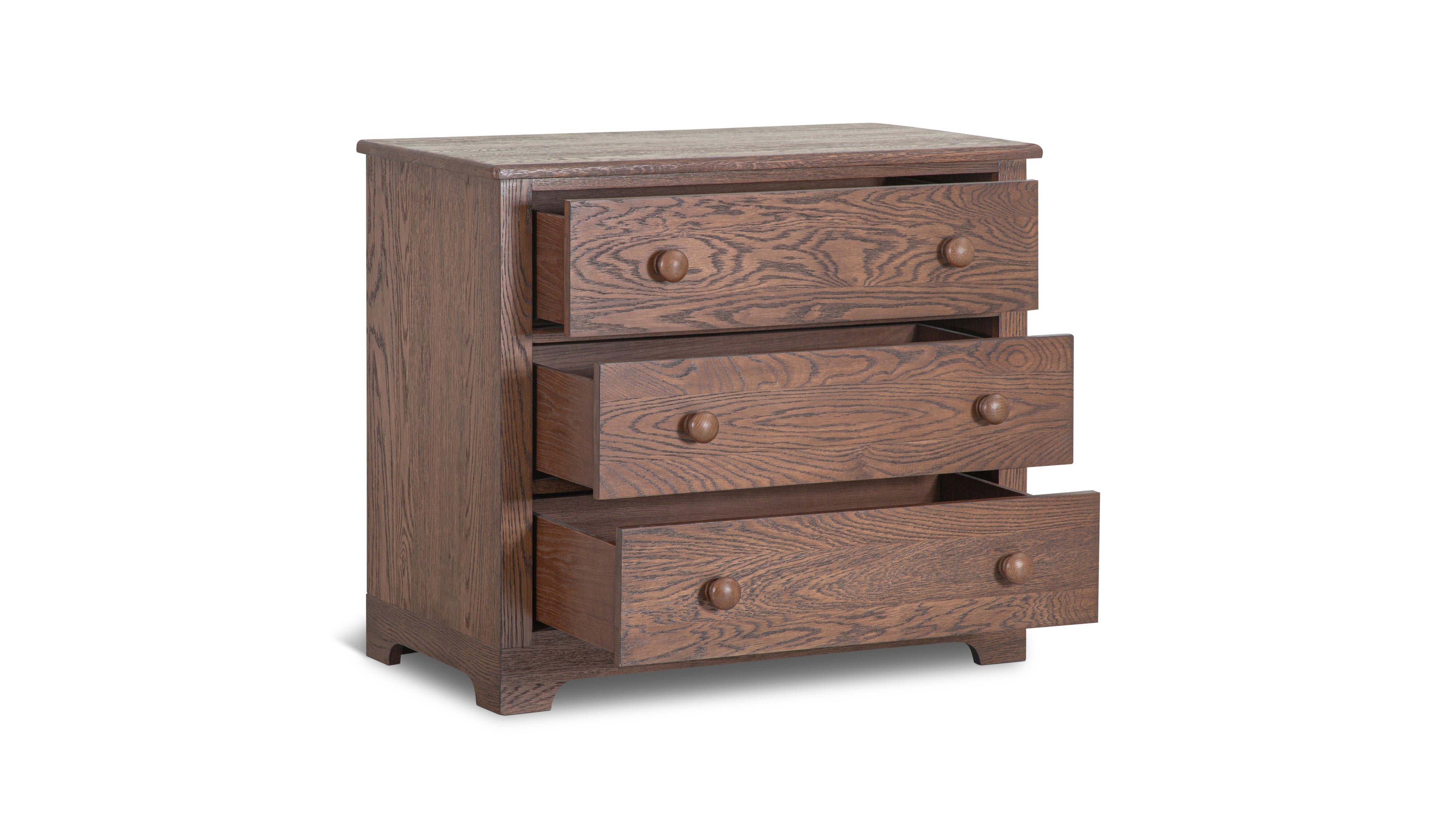 Dovetail Dresser, Dark Oak