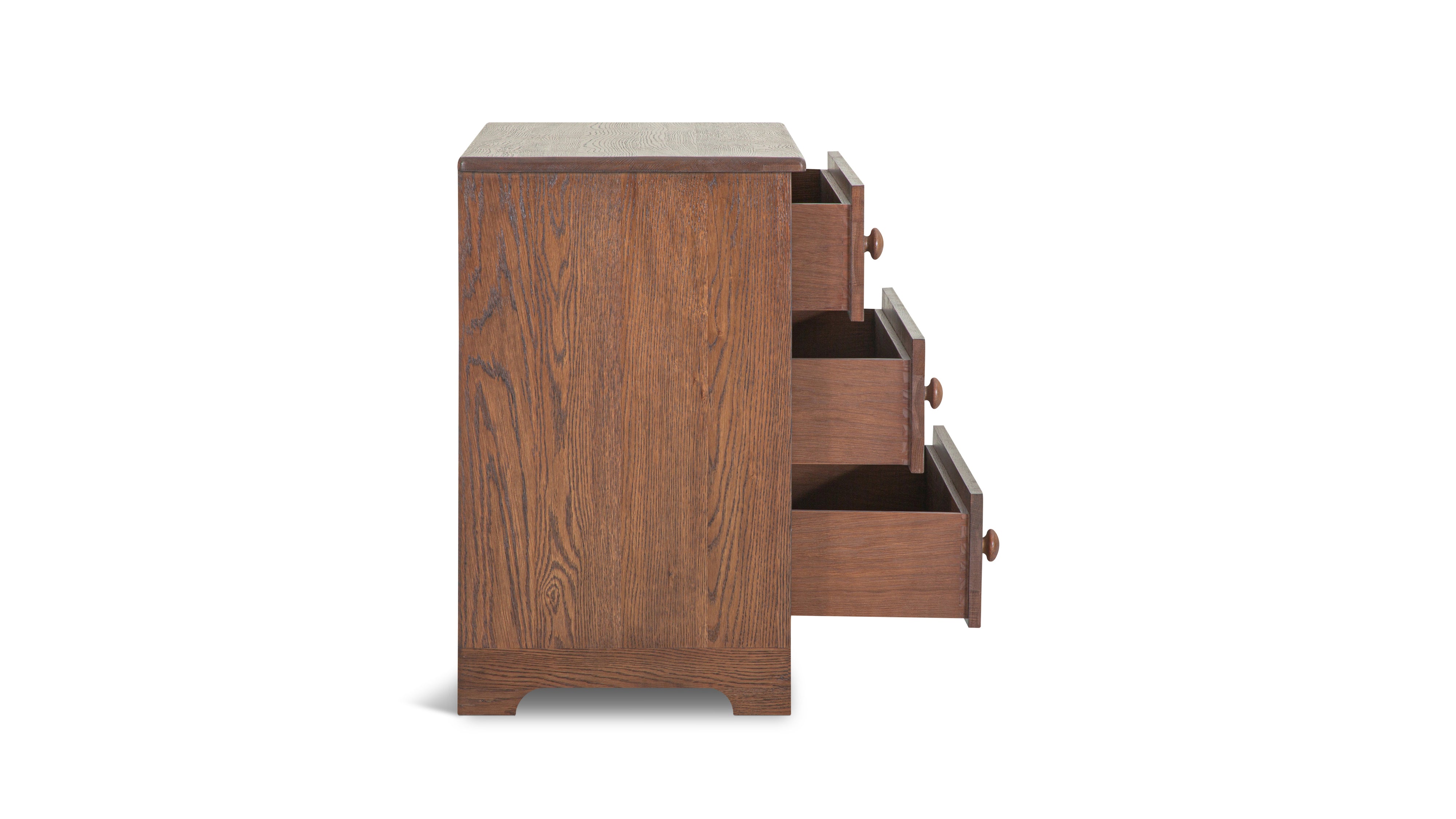 Dovetail Dresser, Dark Oak