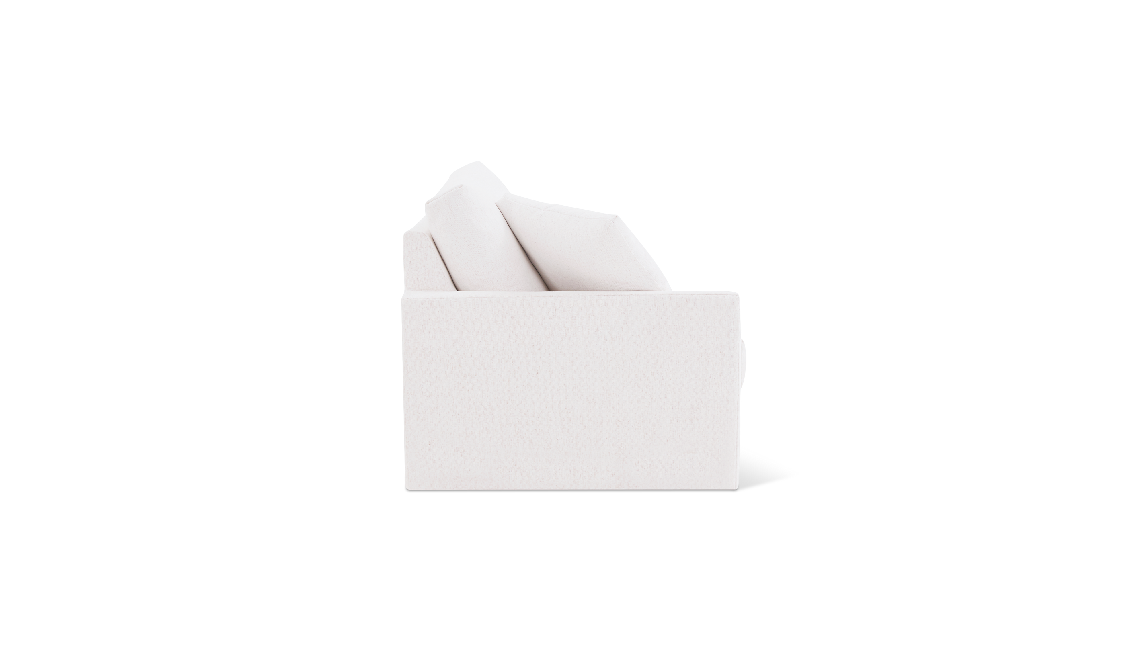 Breeze Left Arm Corner Chair, Standard, Nomad Snow