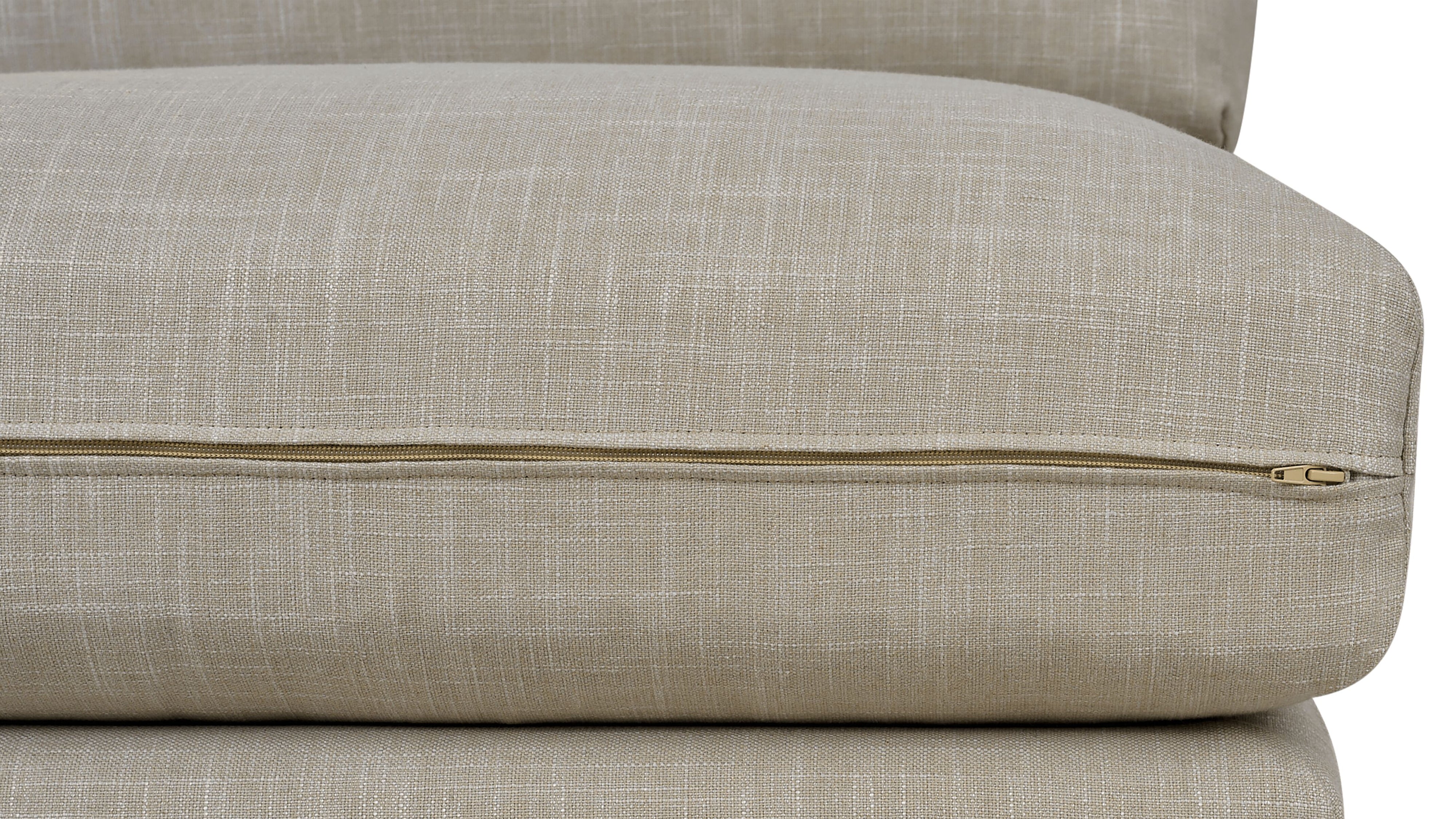 Slipcover - Breeze Ottoman, Standard, Light Pebble