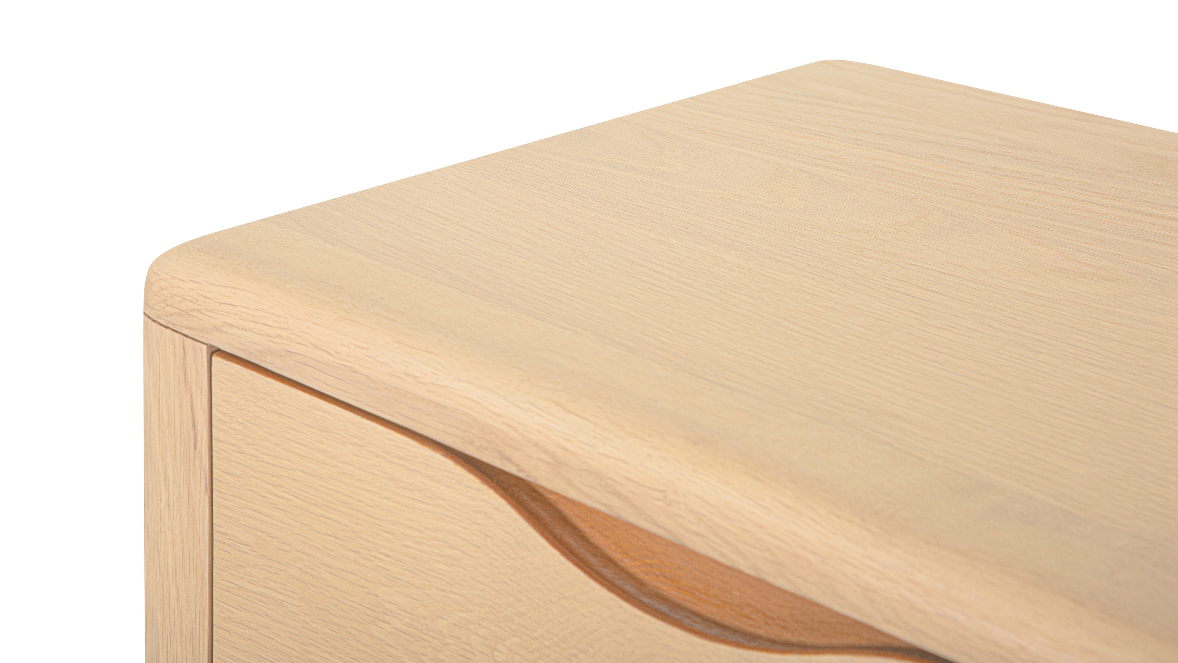 Perch Nightstand, Pale Oak