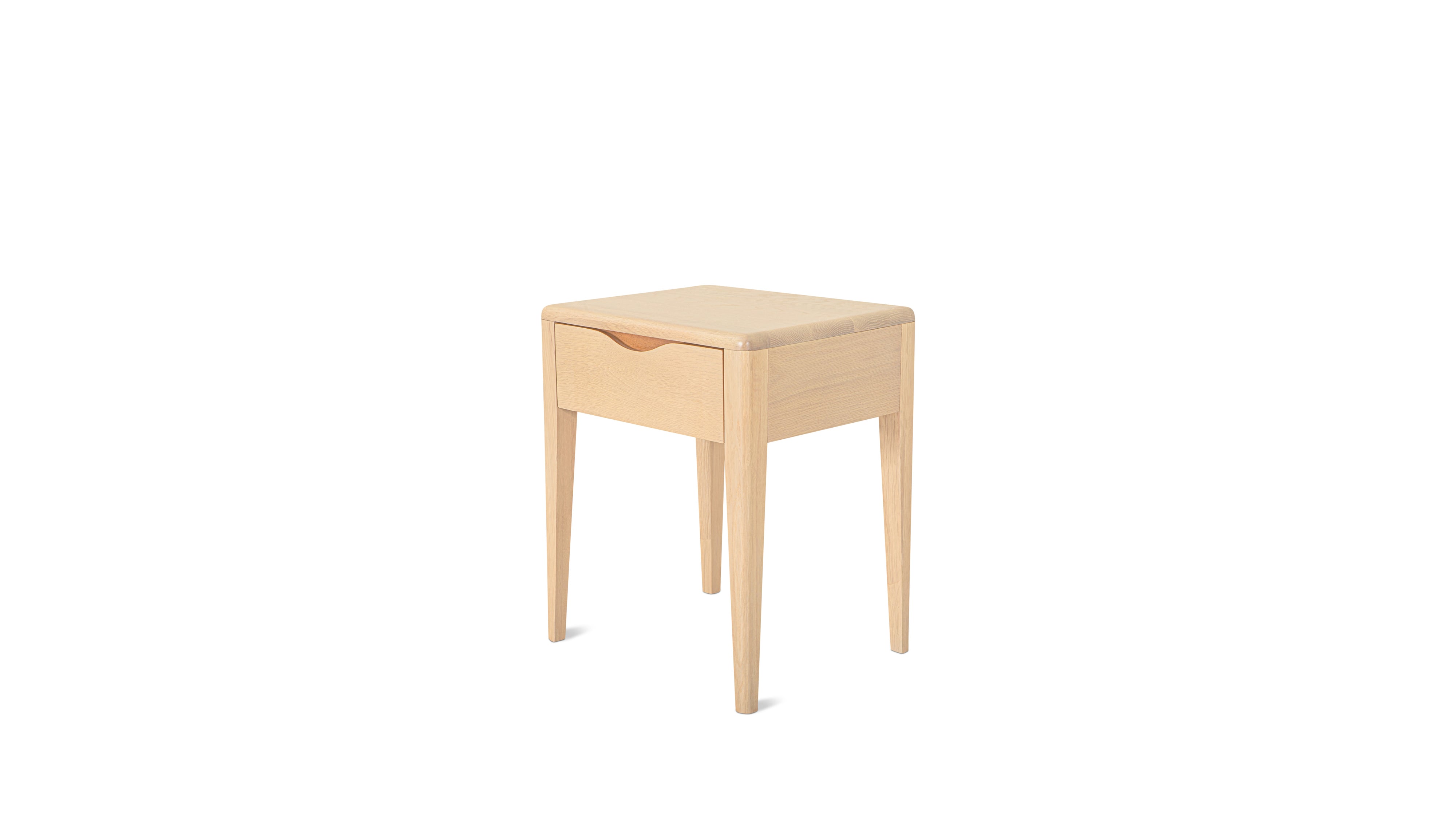 Perch Nightstand, Pale Oak